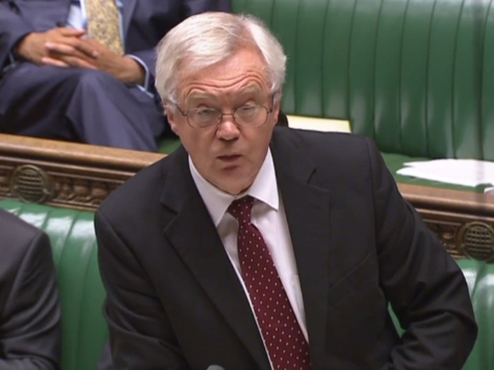 Brexit Secretary David Davis addresses the Commons on progress made with EU negotiators in Brussels