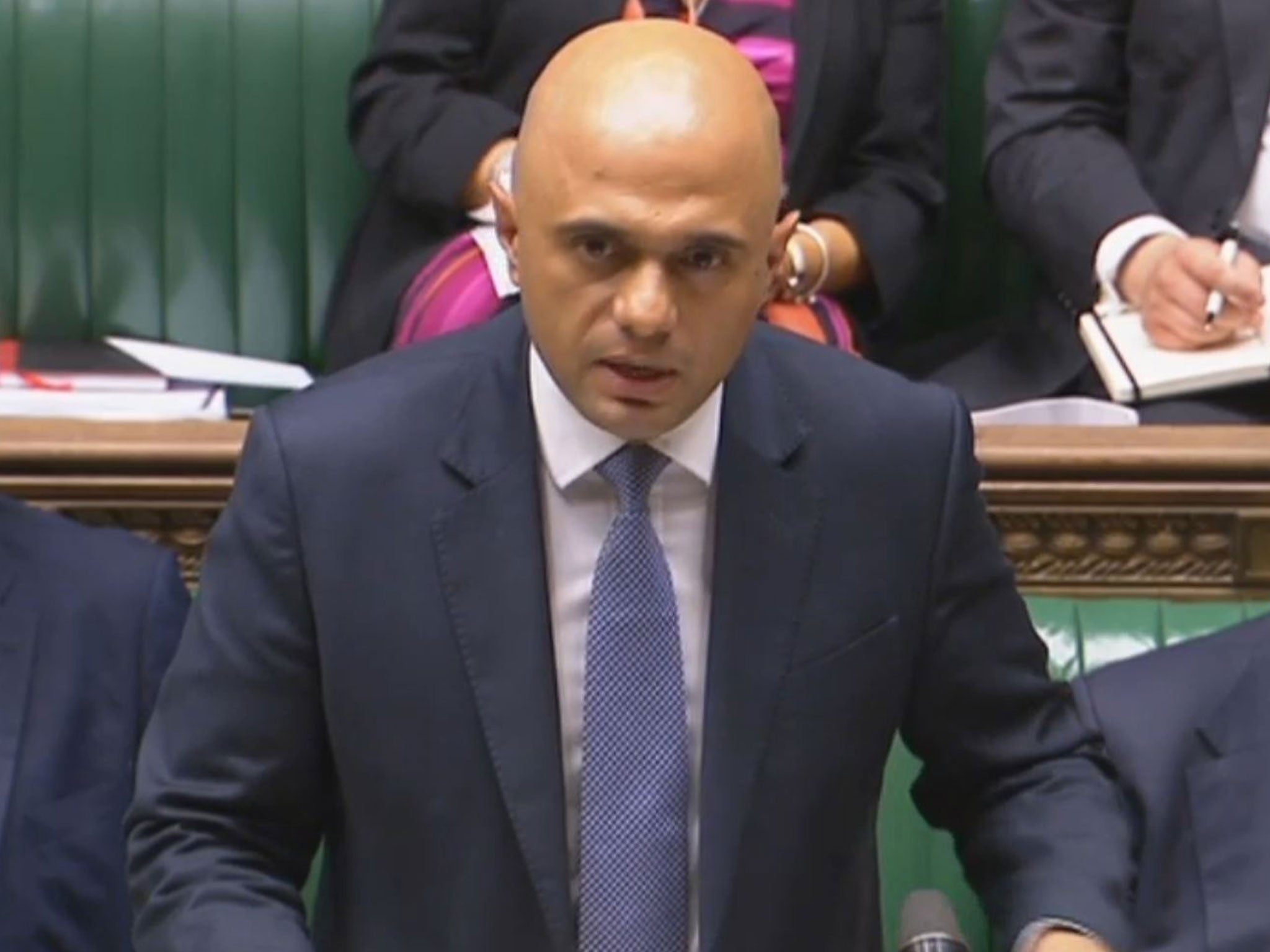 Communities Secretary Sajid Javid updates MPs on the Grenfell Tower fire