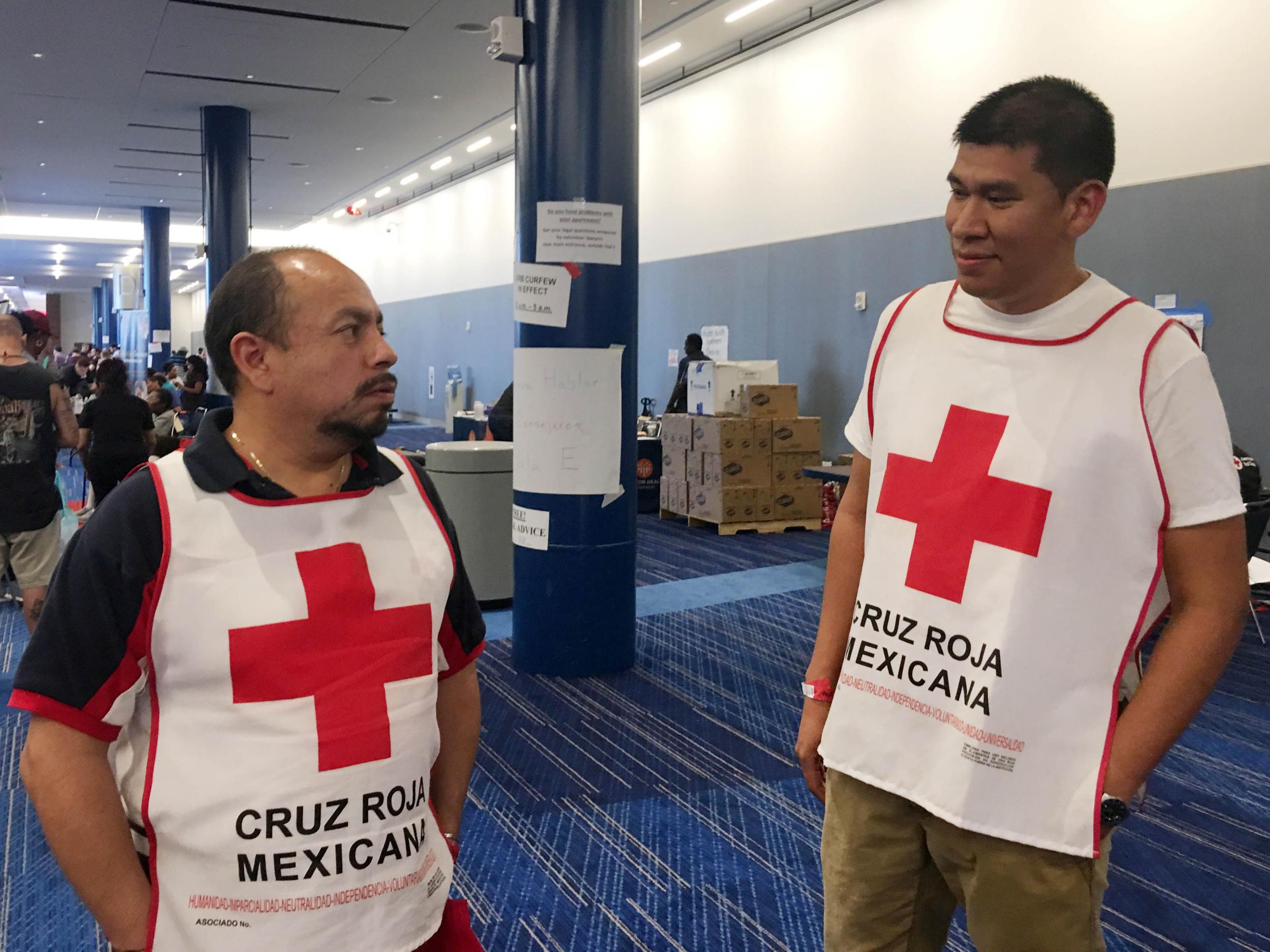 The Red Cross has come under fire from a politician and a judge in Houston, Texas, over its handling of the crisis created by Hurricane Harvey