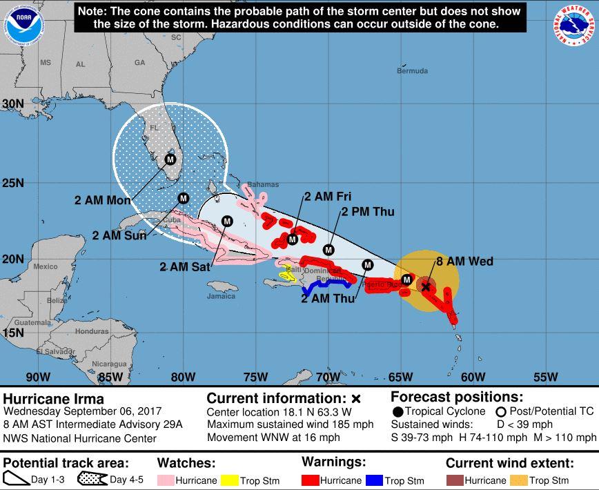 Frantic residents stockpiled emergency supplies as the storm headed for land