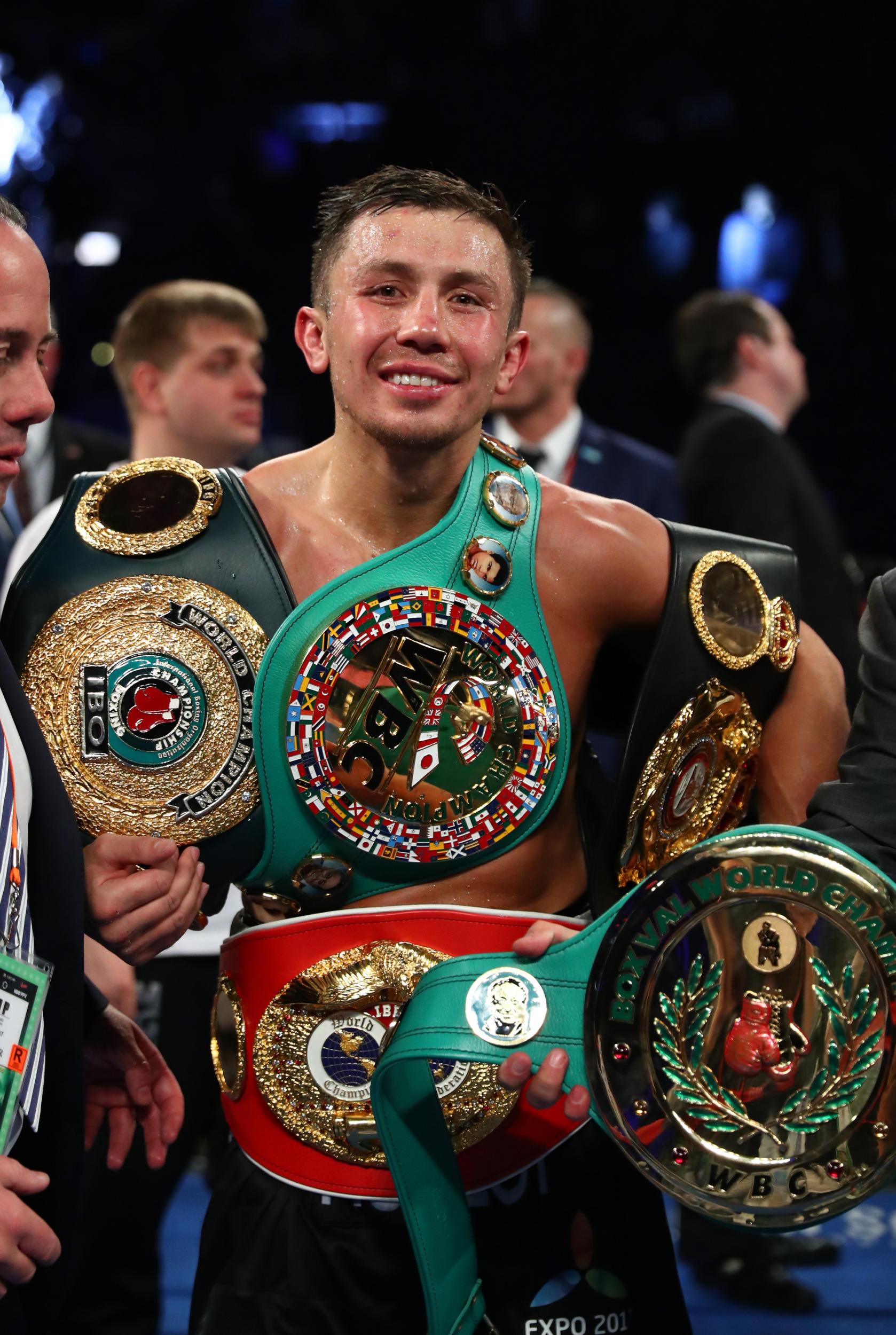 Golovkin puts all of his titles on the line against Canelo