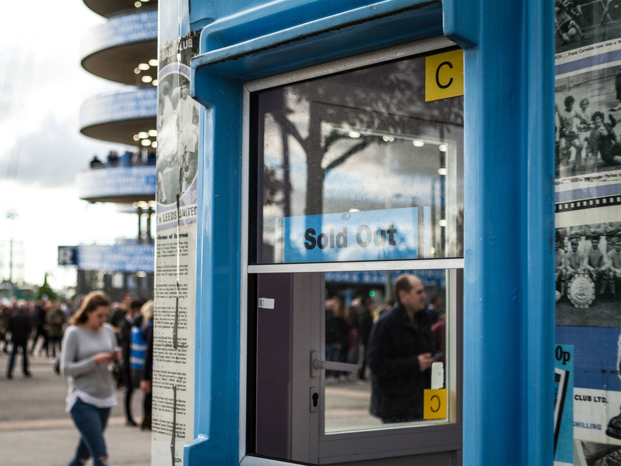 Sold out: City have changed beyond all recognition from their Maine Road days (Alex Baillie)