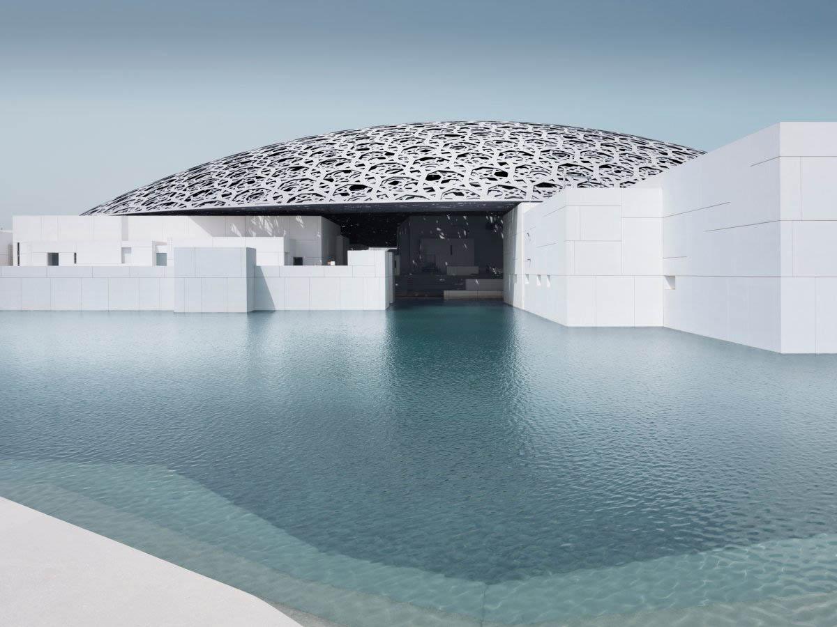 Louvre Abu Dhabi's exterior