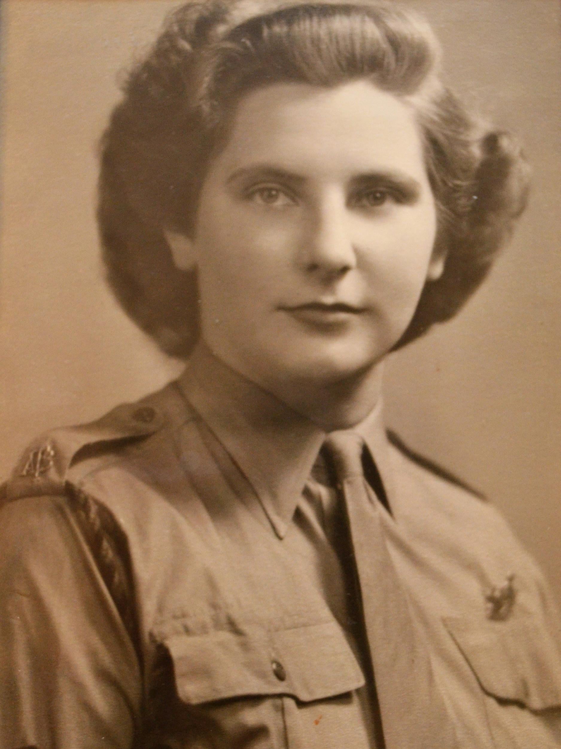 By the end of her stint at Bletchley Park in 1945, Betty Webb had progressed from private to staff sergeant (Betty Webb)