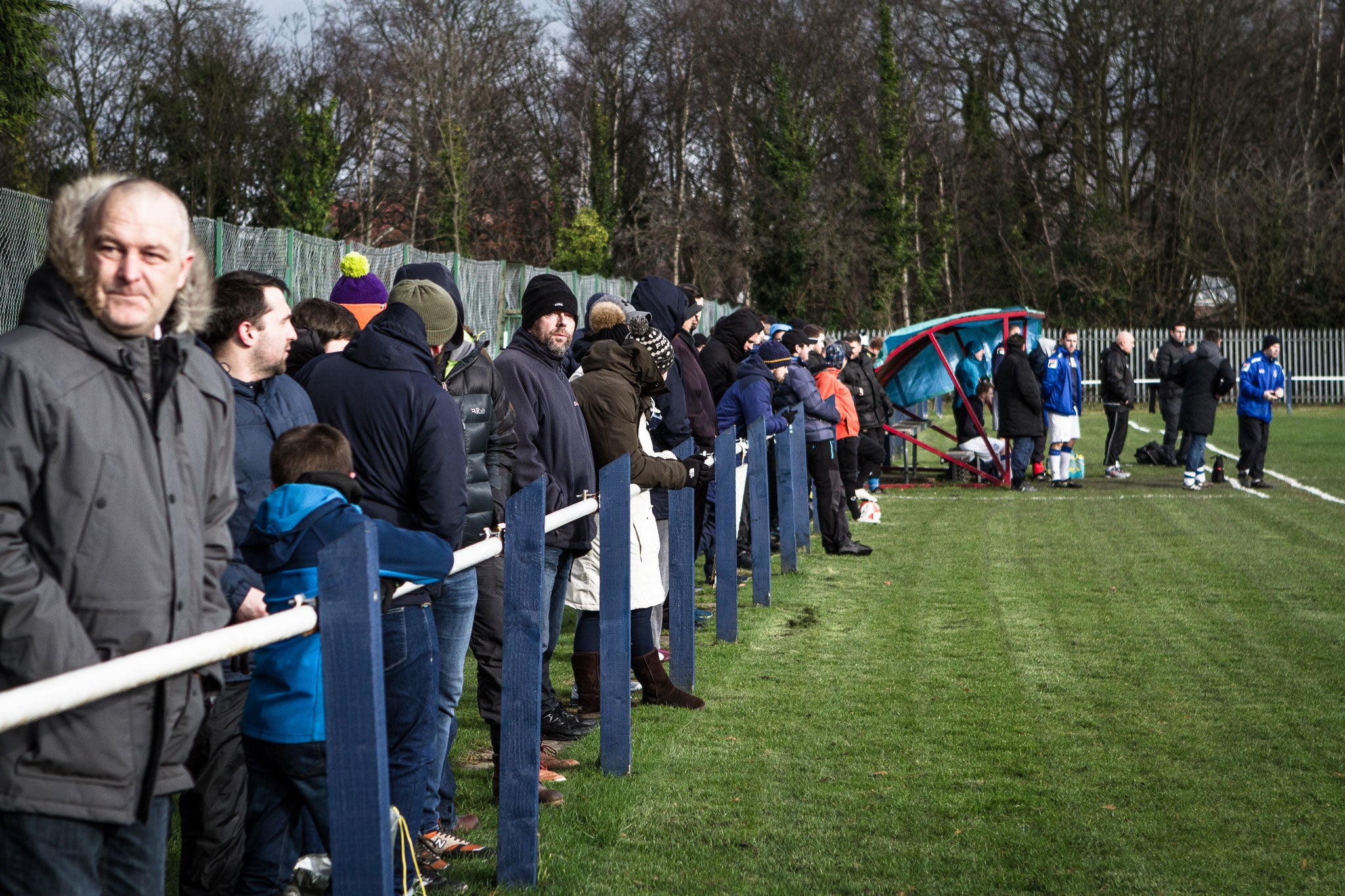 The Home Bargains faithful in attendance