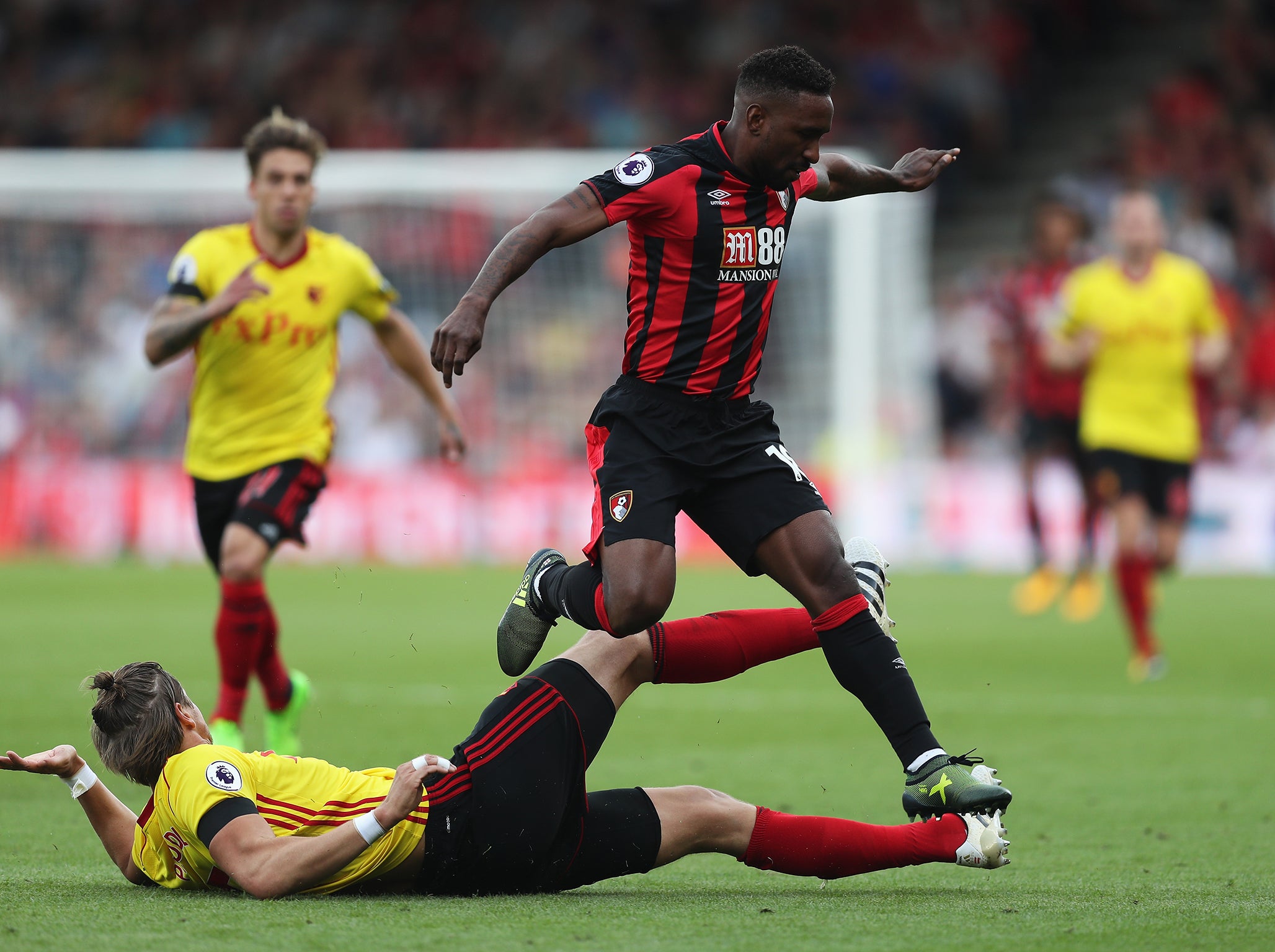 England international Defoe joined Bournemouth this summer