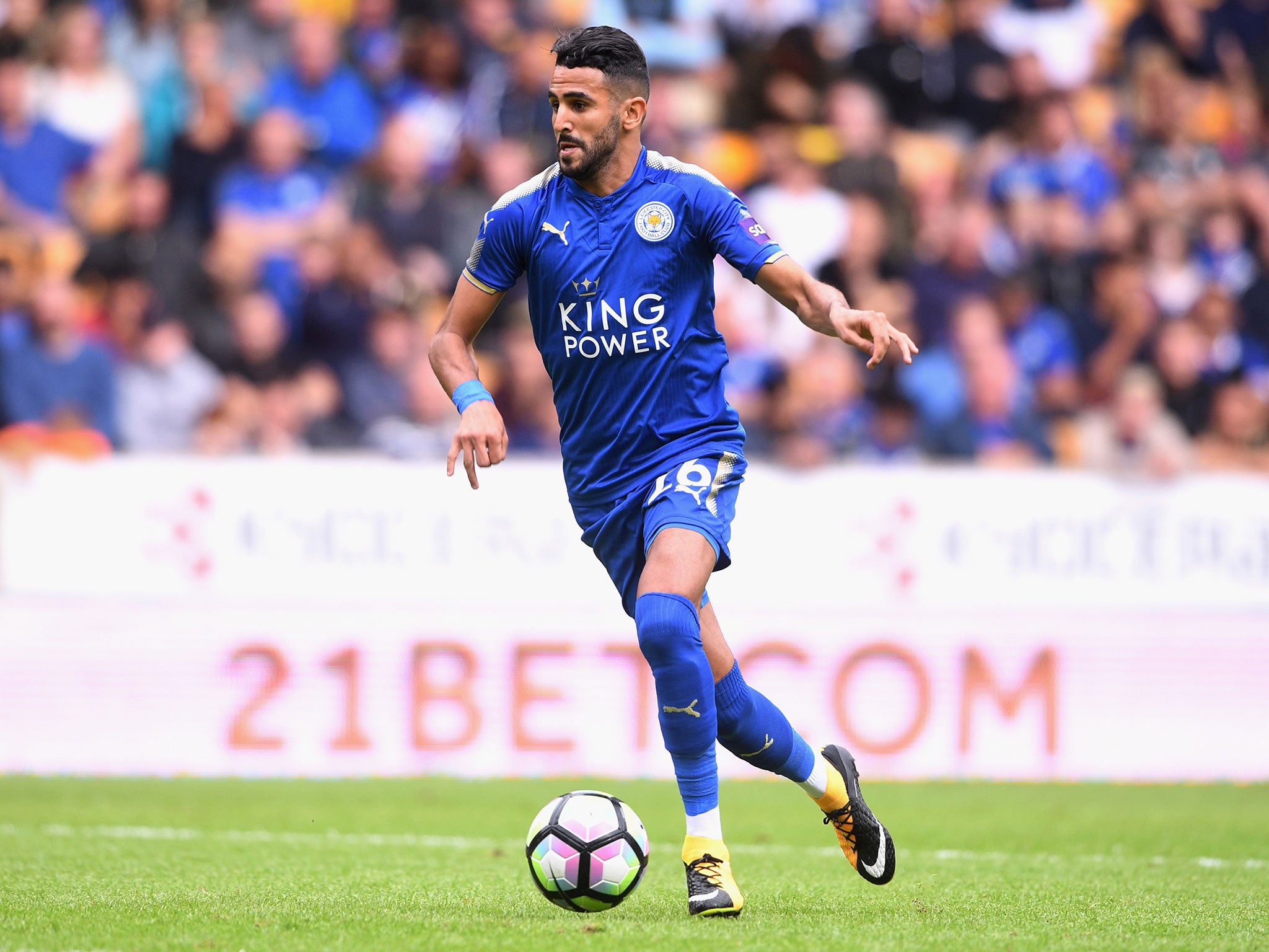 Riyad Mahrez has made a bright start to the season for Leicester