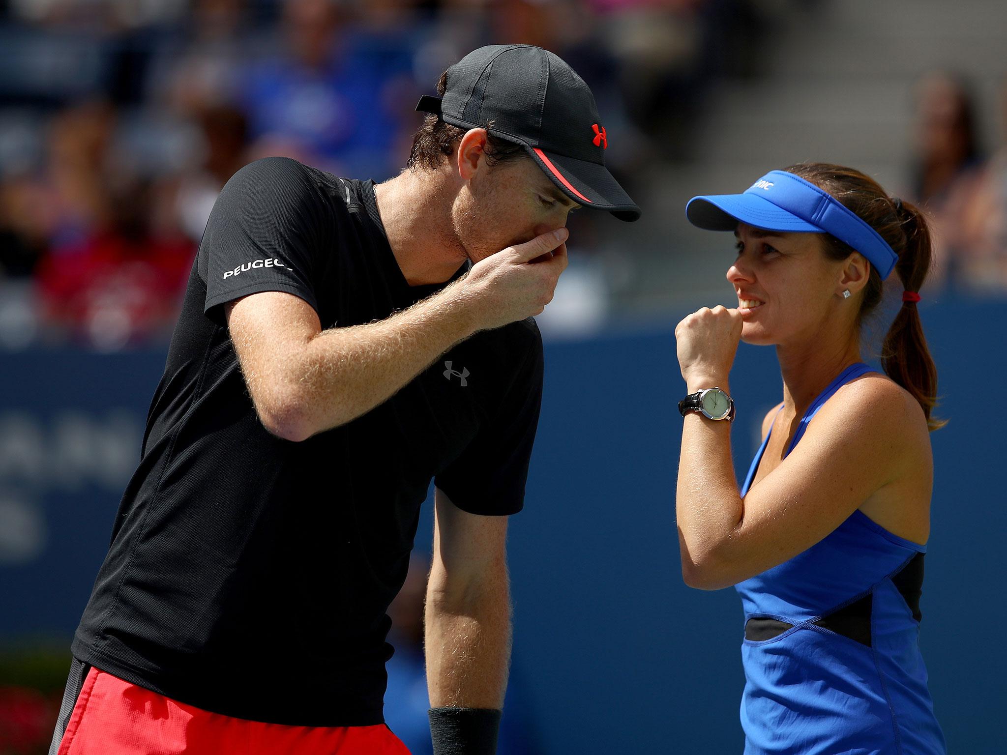 Murray has said he's enjoyed every minute of his time on court with Hingis