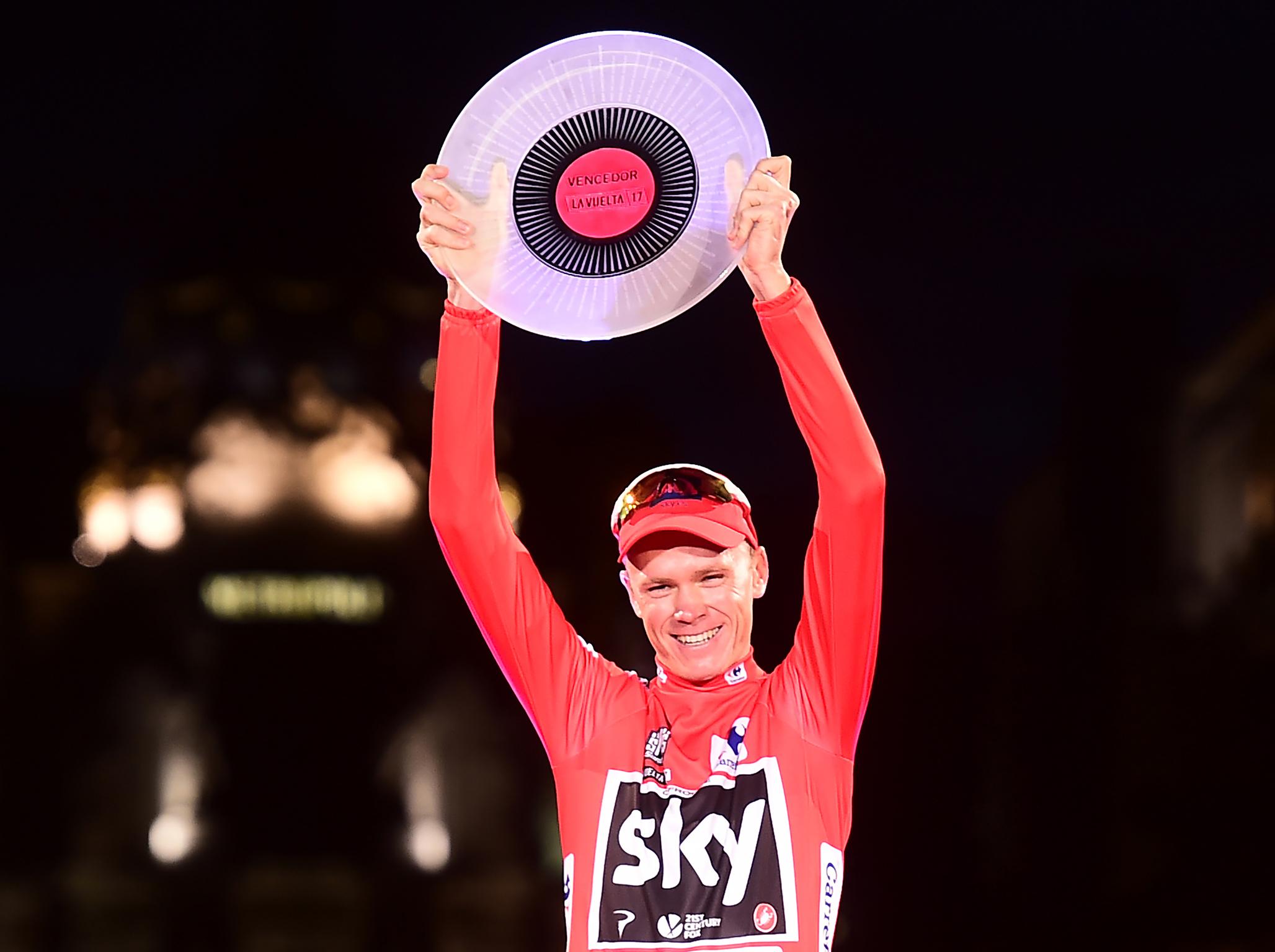 Froome could be banned for up to a year if he cannot explain the test results (AFP/Getty)