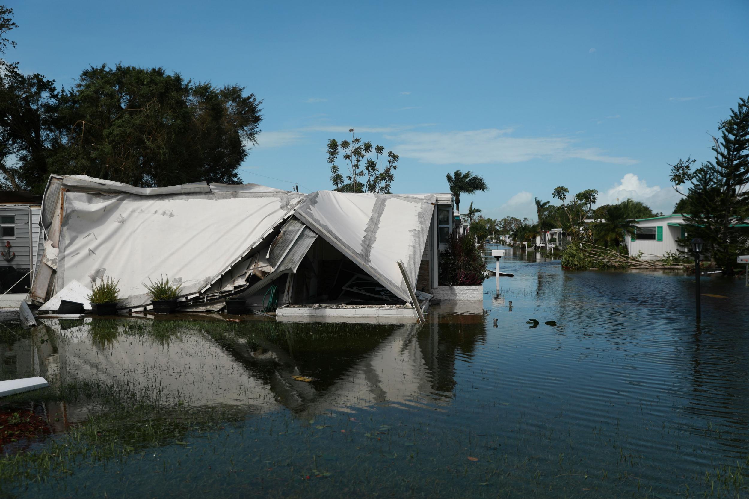 Thousands of people evacuated Naples before the storm struck