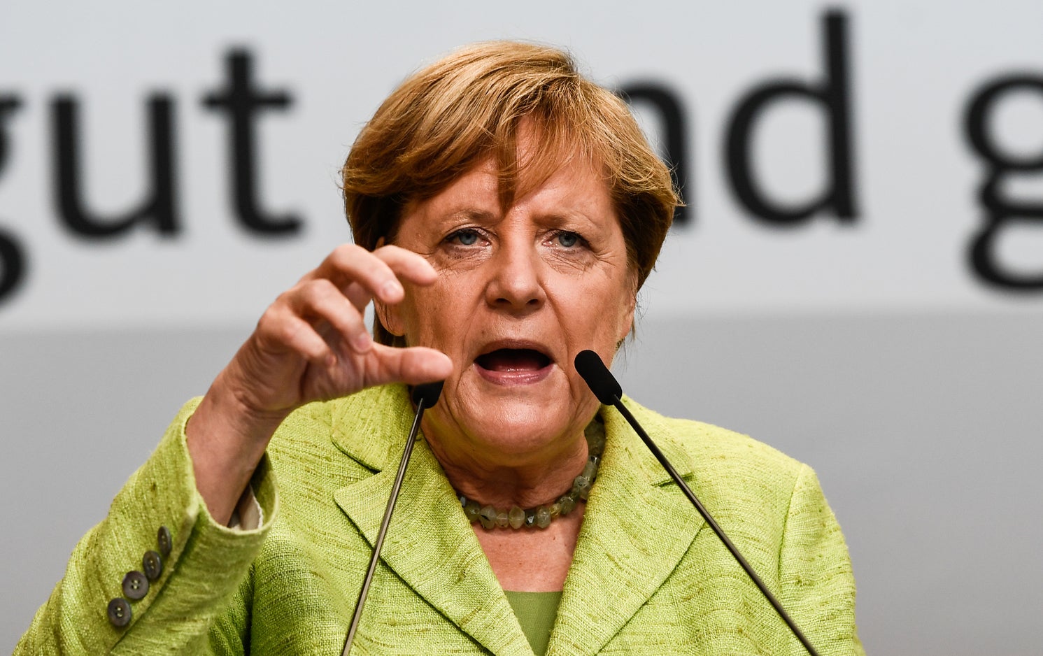 Angela Merkel is forced to overlook a hatchet job as the UK leaves the EU