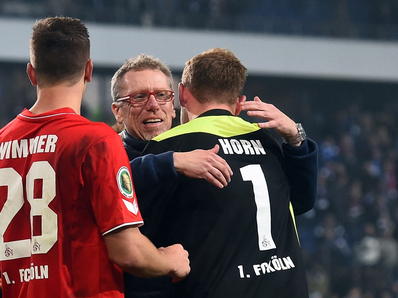 Horn praised head coach Peter Stöger for taking the side from 2. Bundesliga to the Europa League in four seasons
