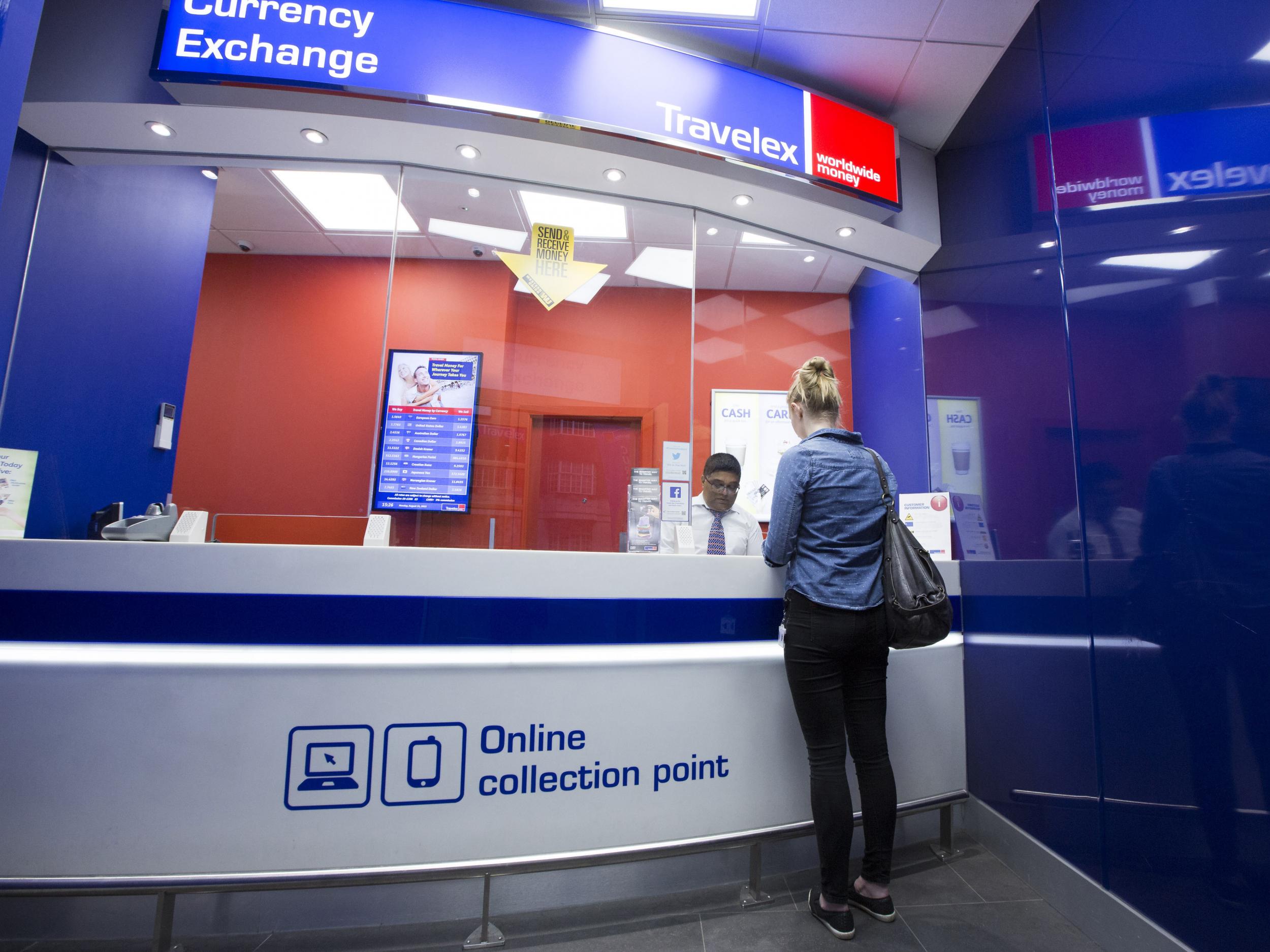 Airport currency exchange rates are usually unfavourable