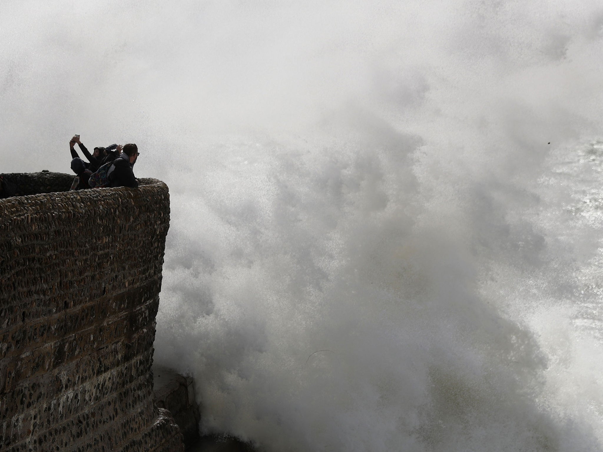 Large coastal waves are expected as Storm Aileen hits the UK