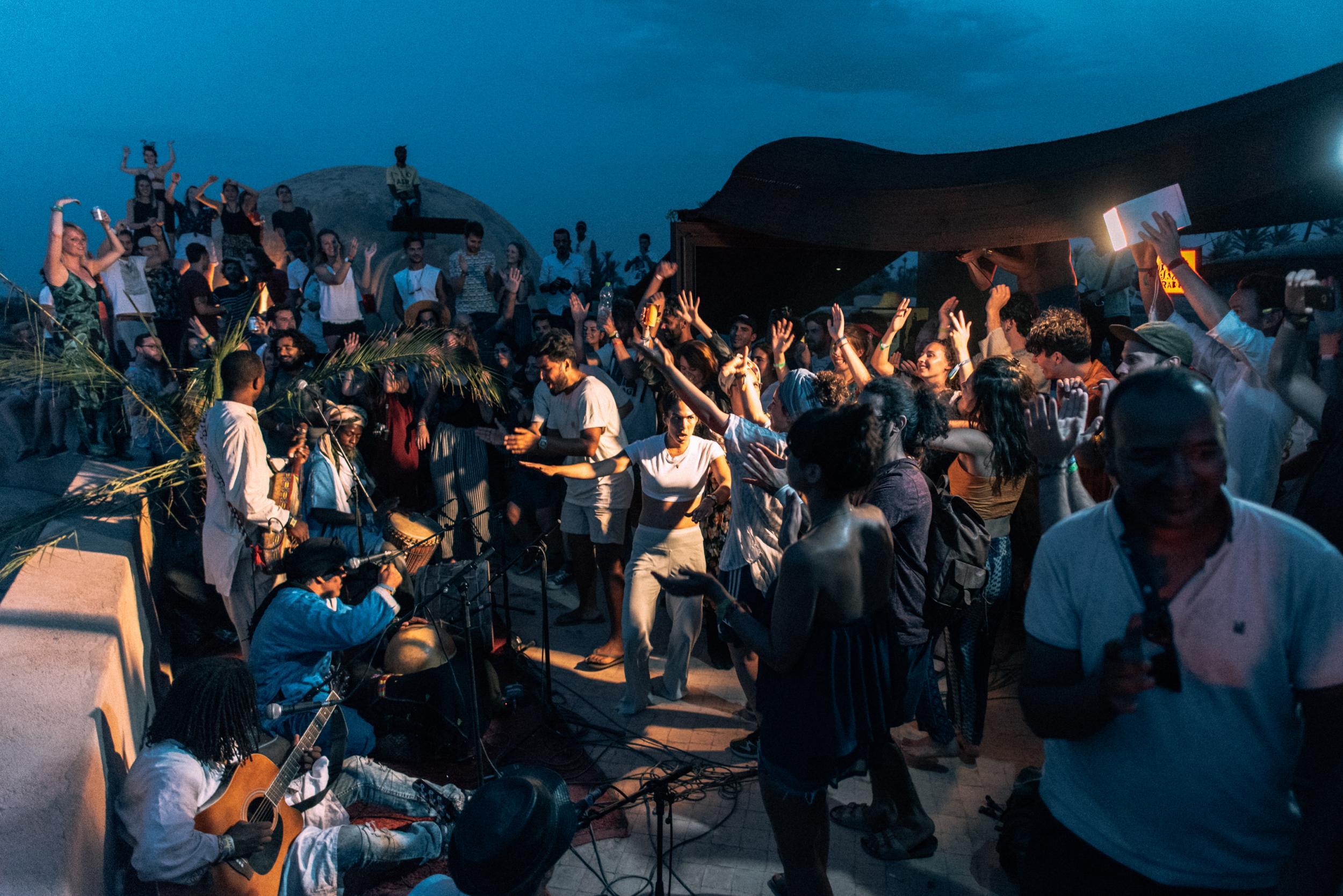 &#13;
Amazigh Blues at the Red Light Radio stage (Tim Buiting)&#13;