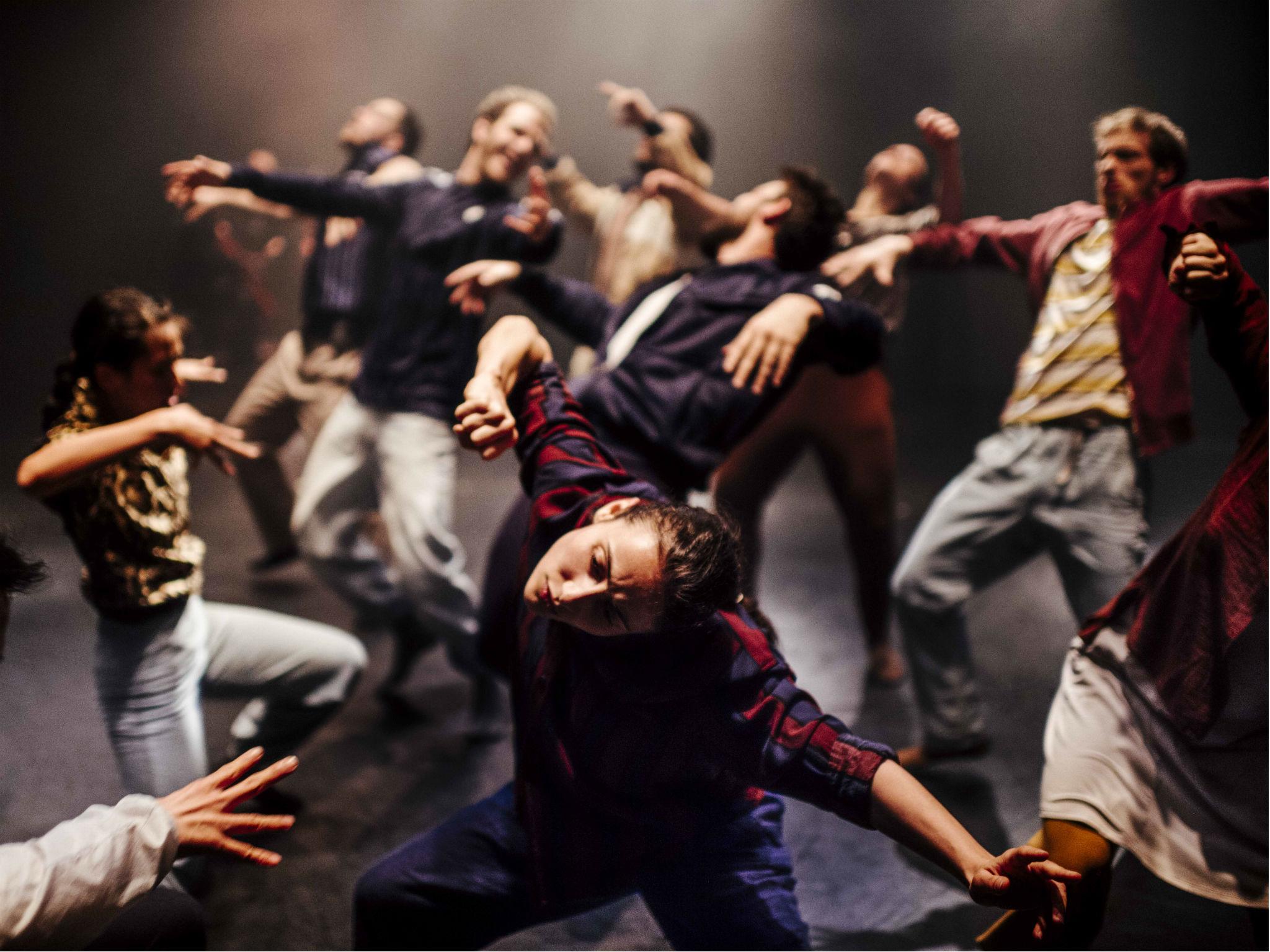 On the loose: dancers shuffle and glide their way through Hofesh Shechter Company’s latest concoction of music and choreography