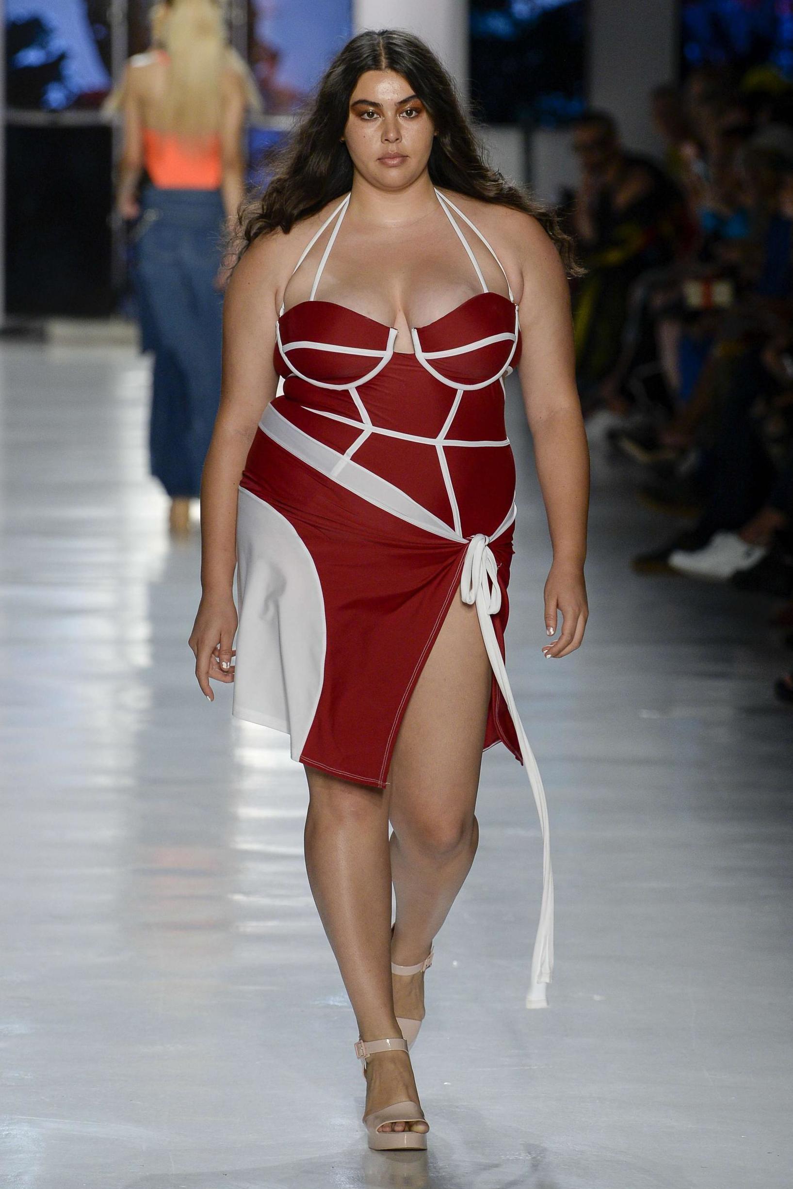 A whole range of bodies walked the Chromat SS18 show (Rex Features)