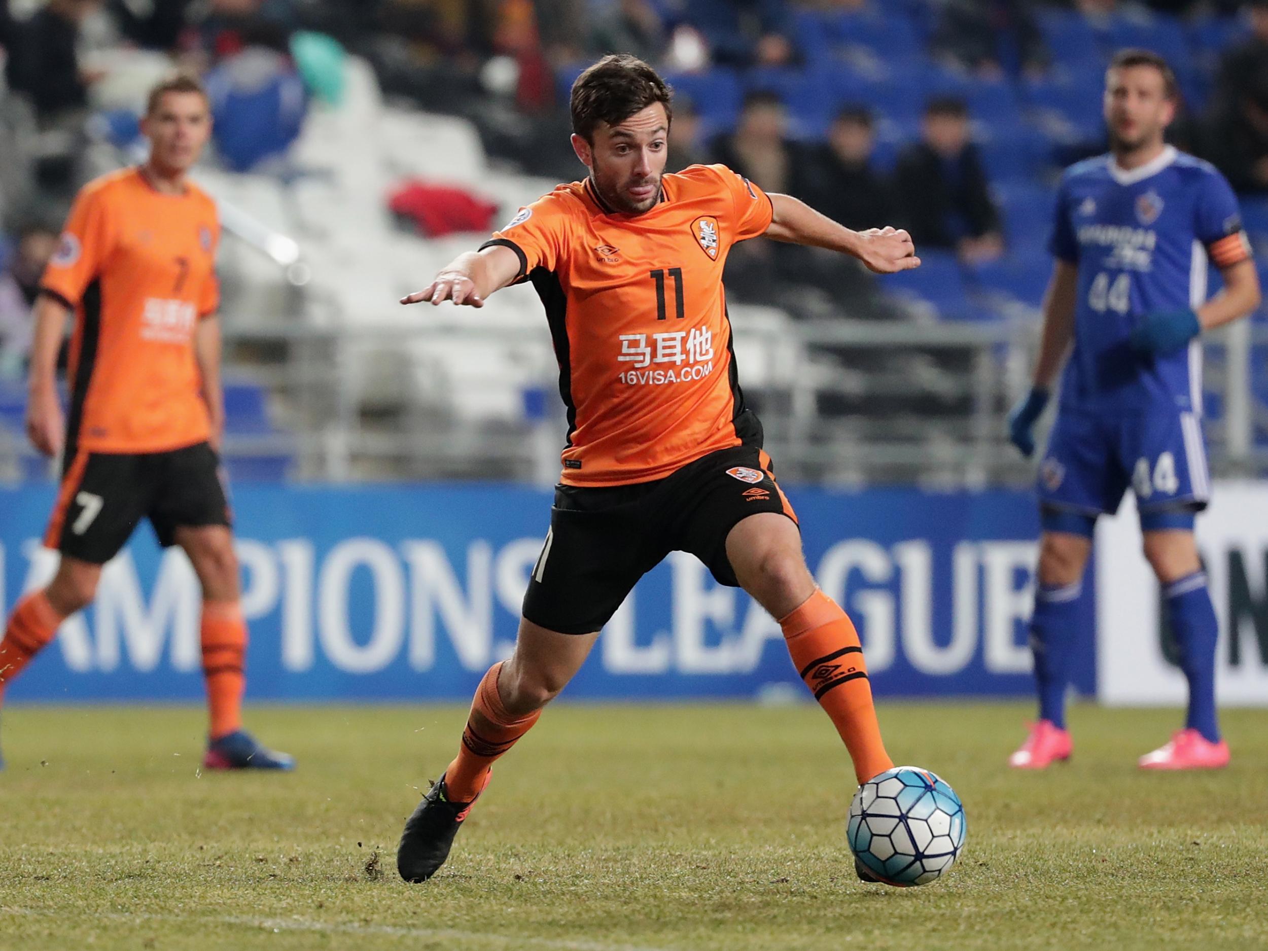 The winger back in his Brisbane Roar days