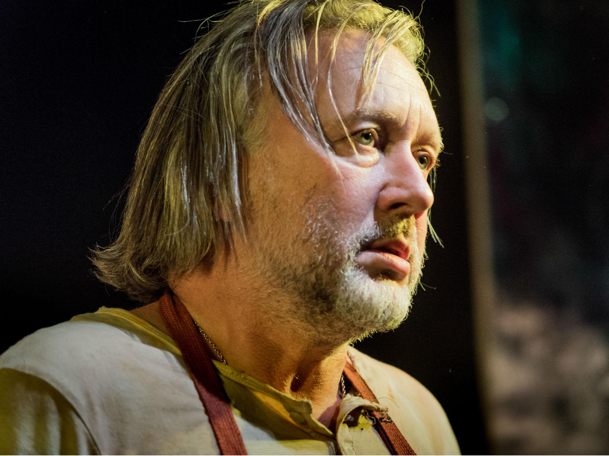 Jasper Britton as August Strindberg in 'The Blinding Light' at Jermyn Street Theatre