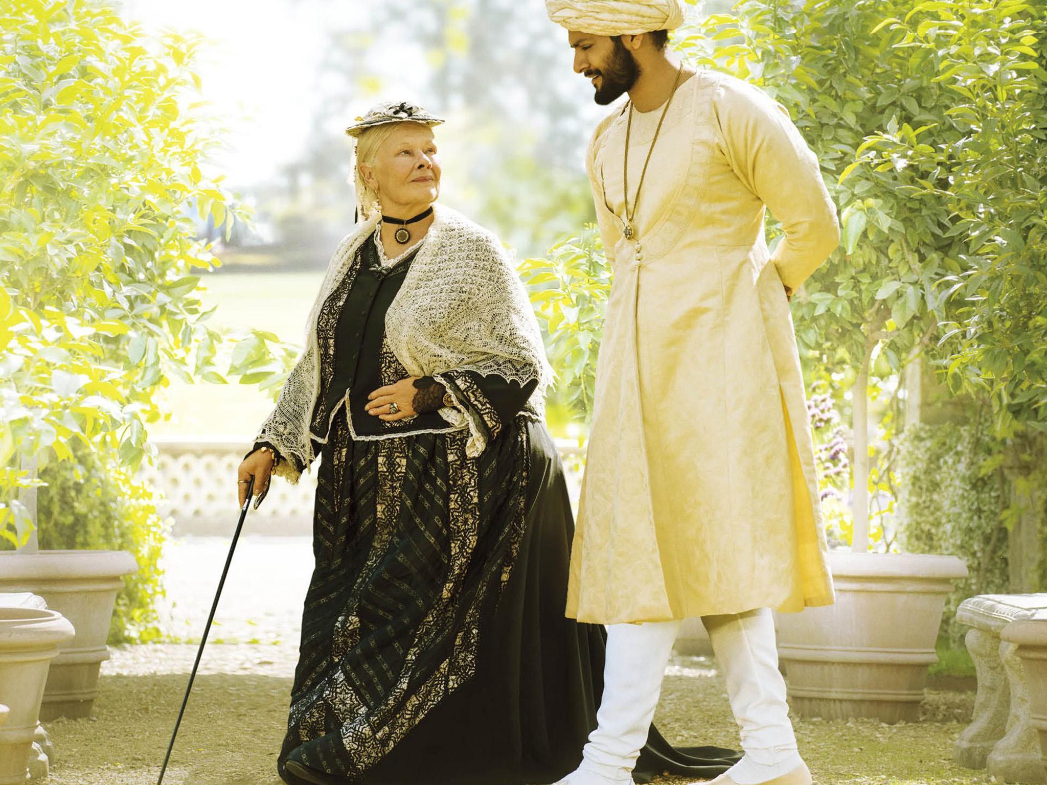 Dame Judi as Queen Victoria with Ali Fazal as Abdul Karim in Stephen Frears’ ‘Victoria & Abdul’