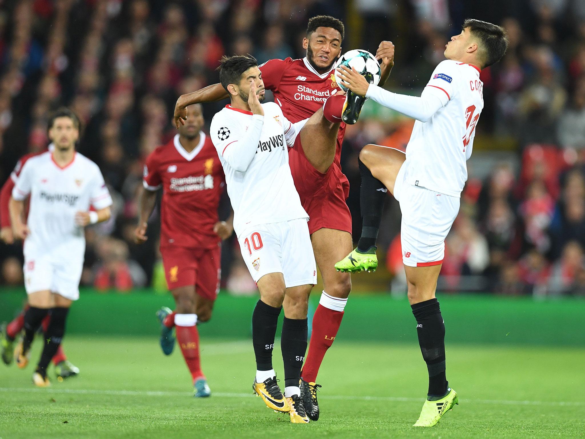 Could not stop Sergio Escudero’s cross for Sevilla’s first goal. Sent off for two yellow cards.