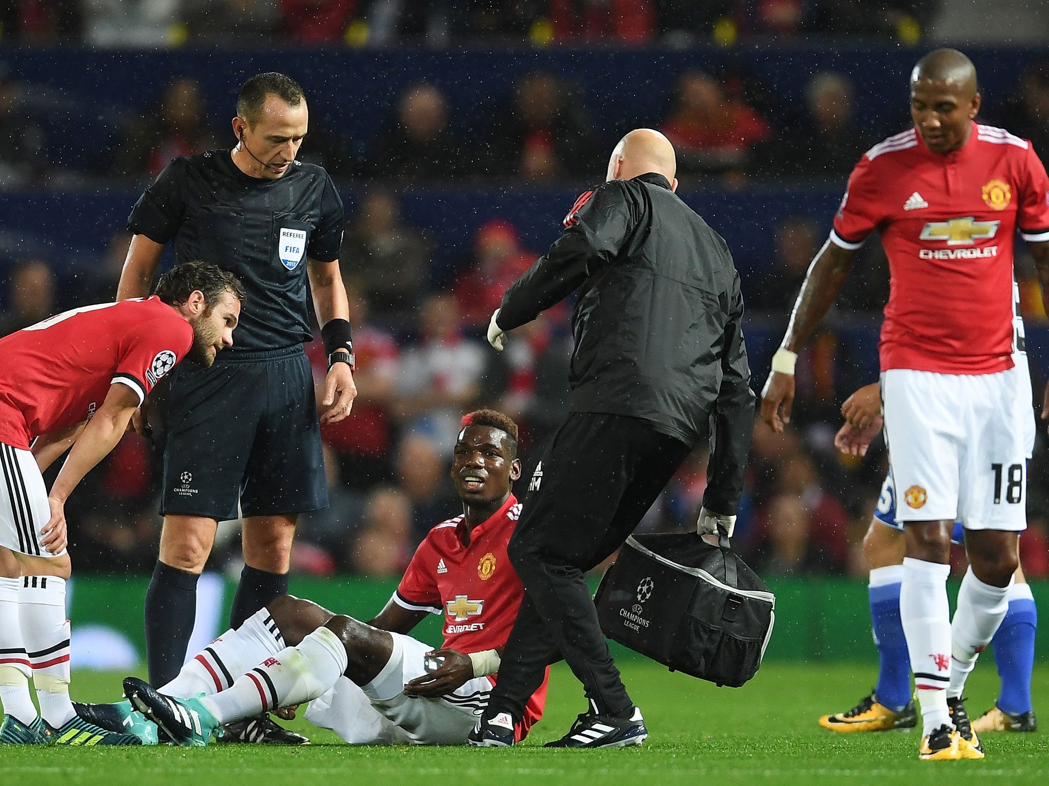 Paul Pogba's return to Champions League football was cut short on Tuesday night