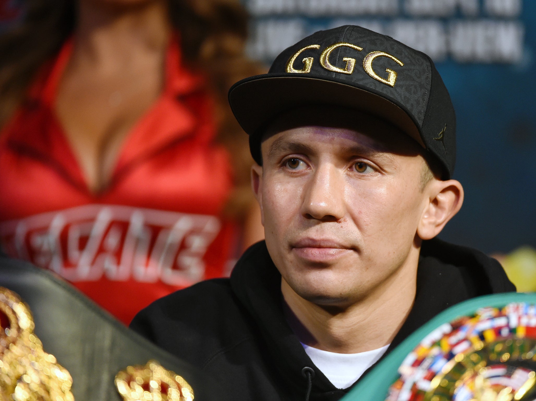 Golovkin was keen to keep the questions boxing related