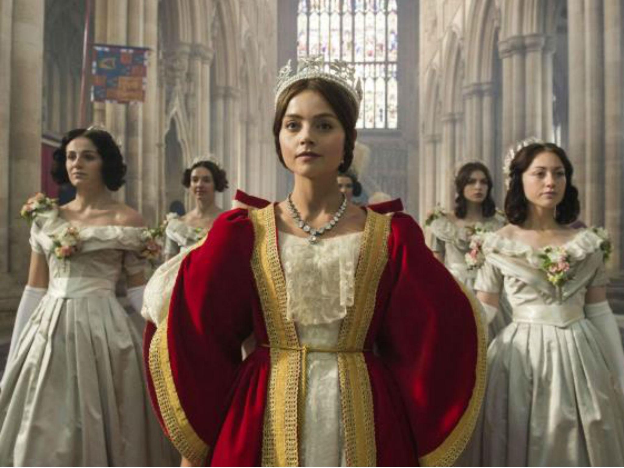 Jenna Coleman as Queen Victoria in ITV’s ‘Victoria’