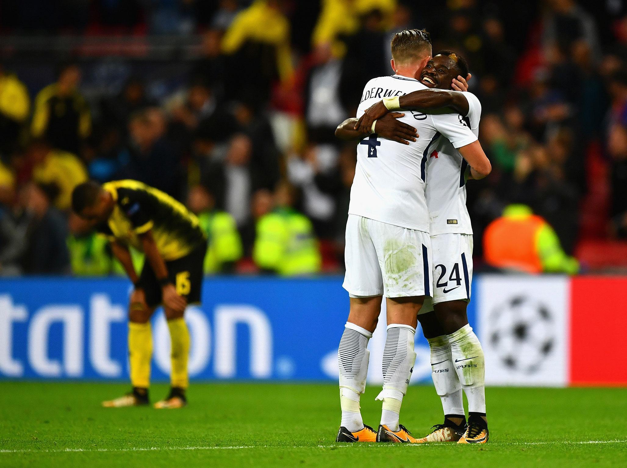 Toby Alderweireld was delighted to finally get on the board at Wembley