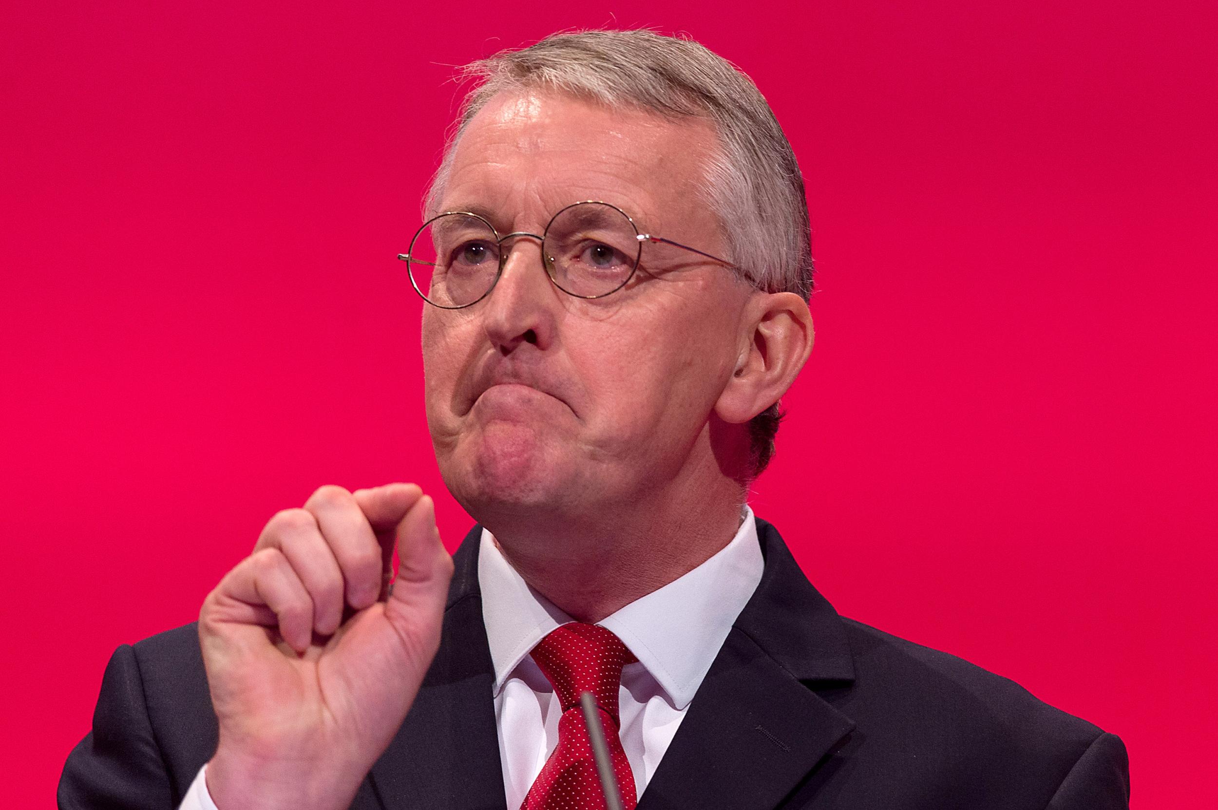 Hilary Benn quizzed Mr Davis during a committee hearing