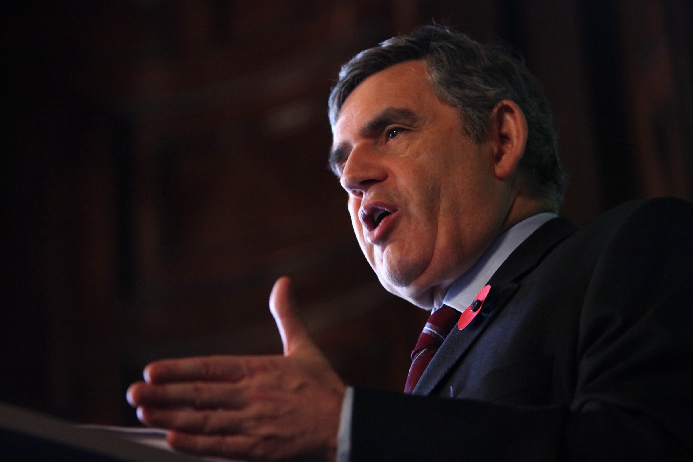 Gordon Brown, then prime minister, remained confident in the British economy for most of 2008