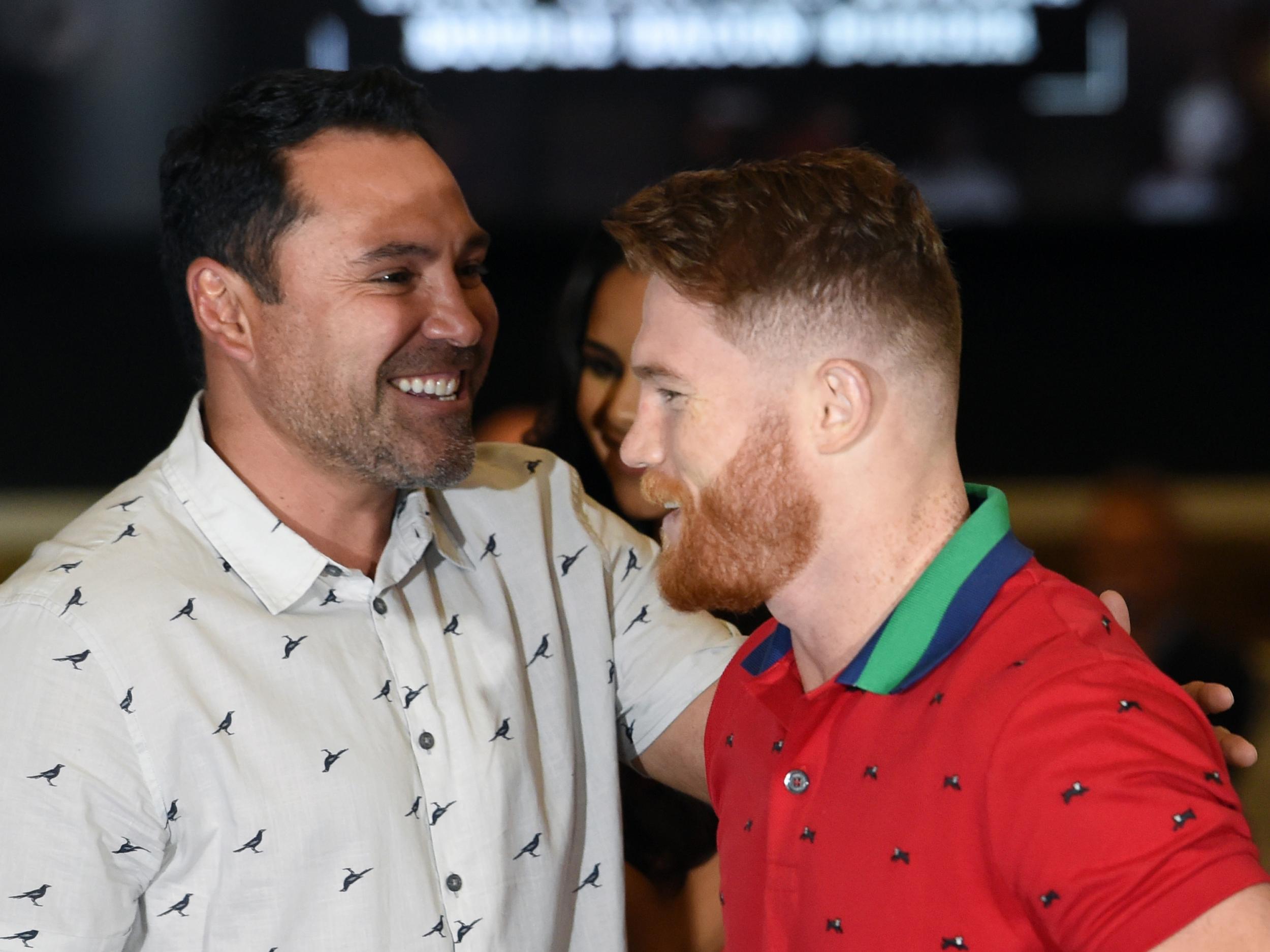 Canelo is promoted by the charismatic Oscar De La Hoya