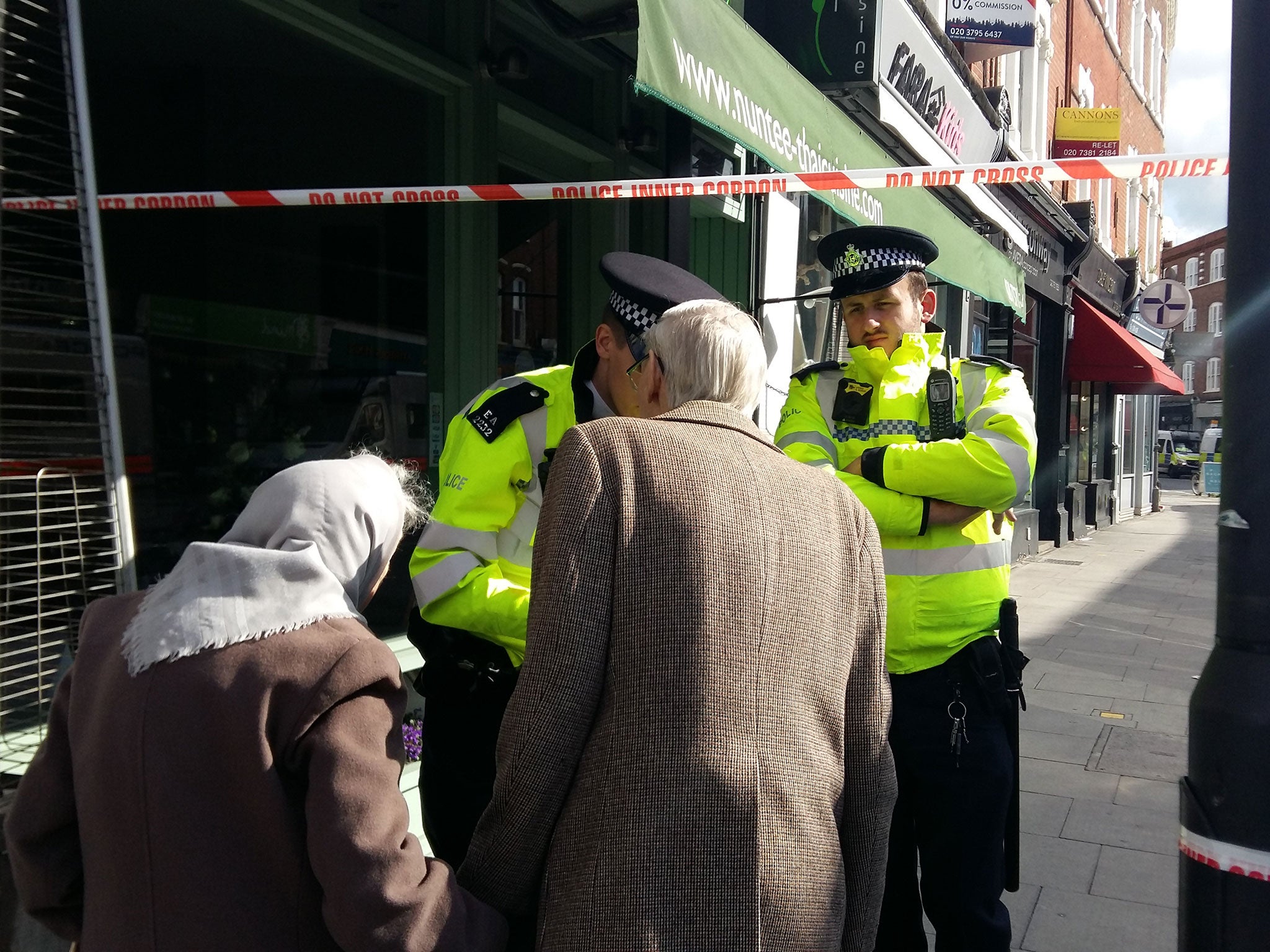 Many Parsons Green residents are continuing life as normal