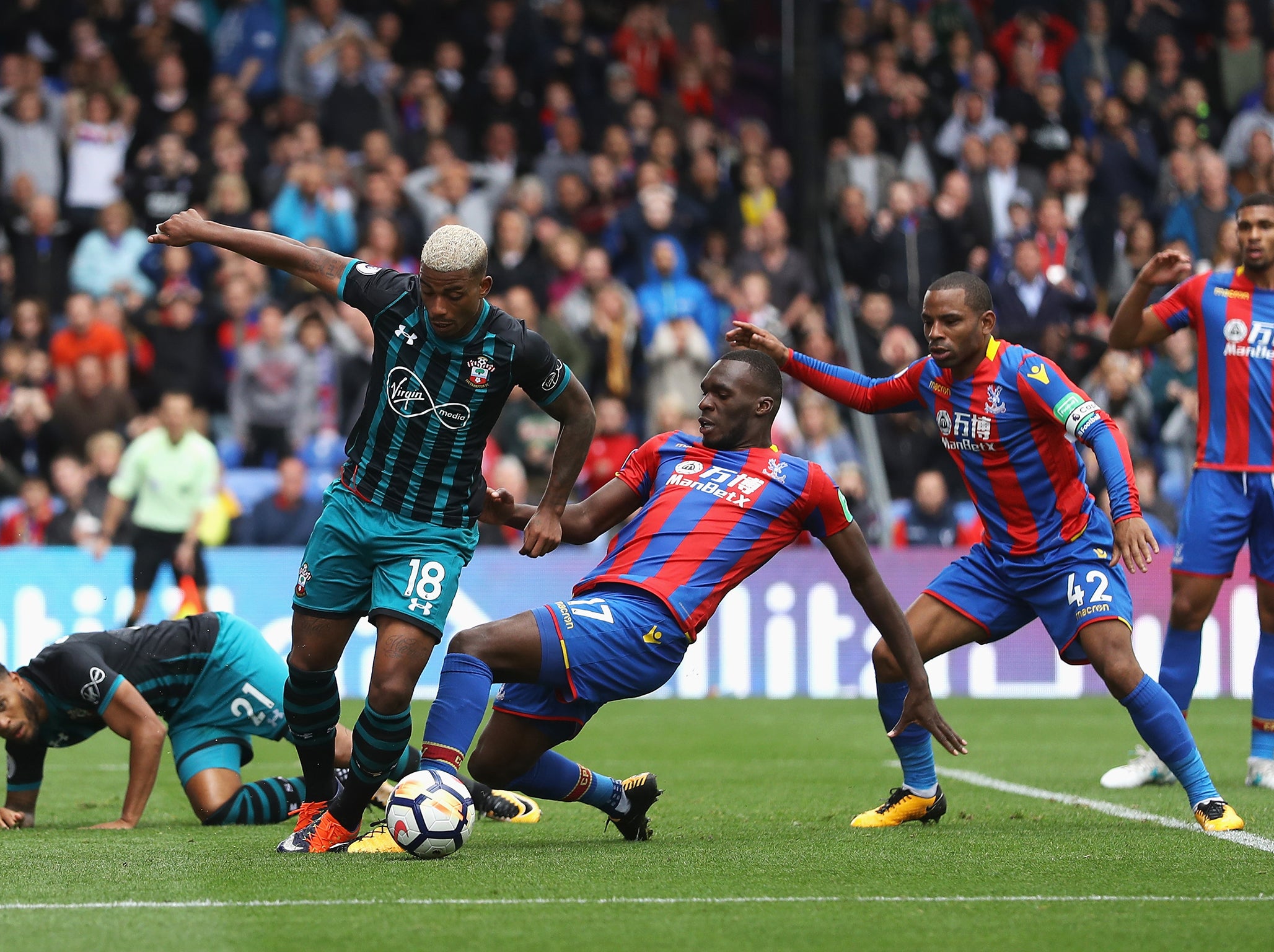 Palace were booed off at full-time