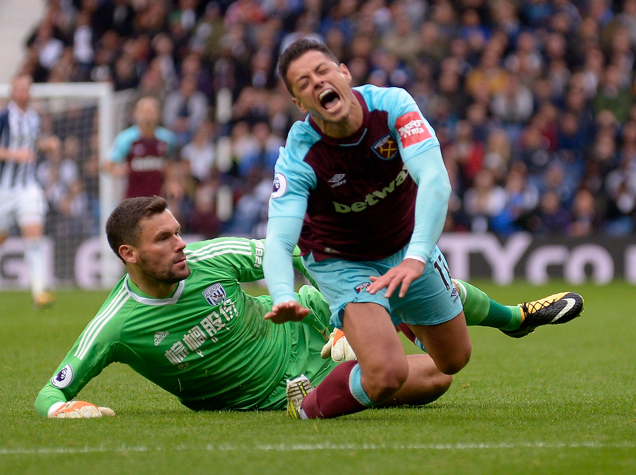 Hernandez was unable to break the deadlock for West Ham