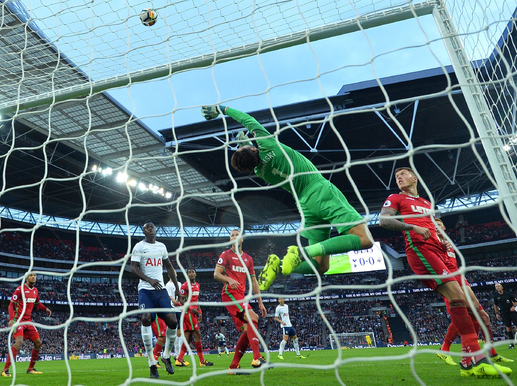 Fabianski was in superb form for Swansea