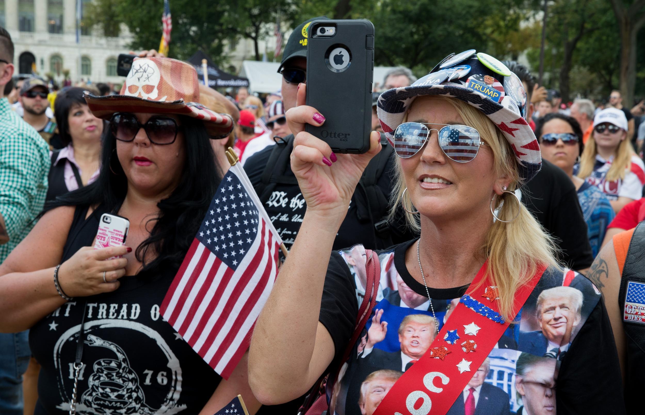 Trump supporters rally on the National Mall for the 'Mother of All Rallies' (Tasos Katopodis/Getty Images)