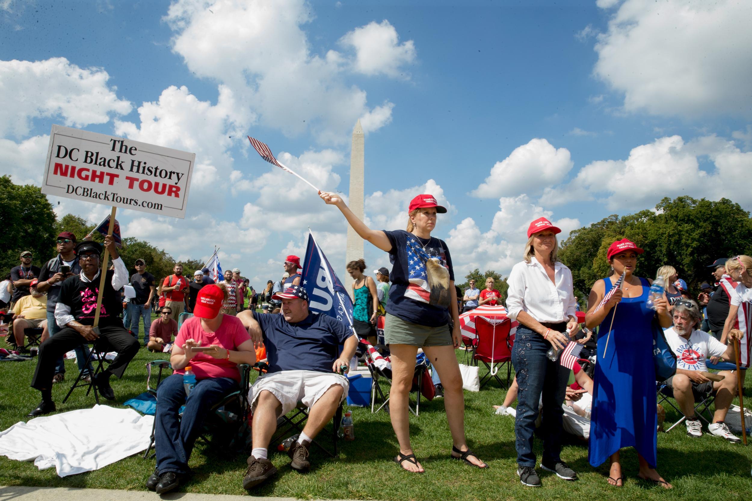 About 1,000 people turned out for the 'Mother of All Rallies,' according to reports