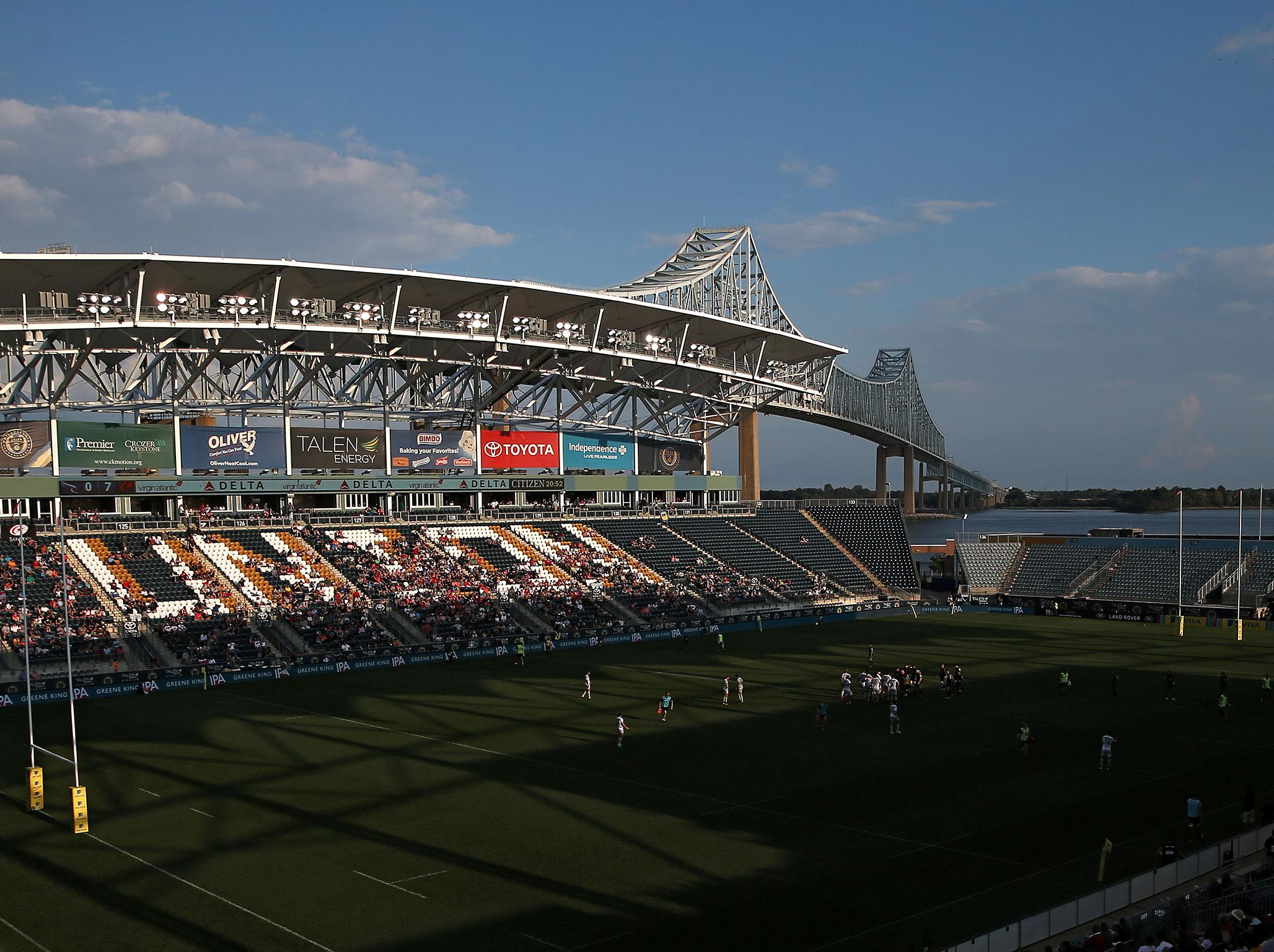 A crowd of only just over 6,000 watched on in Philadelphia