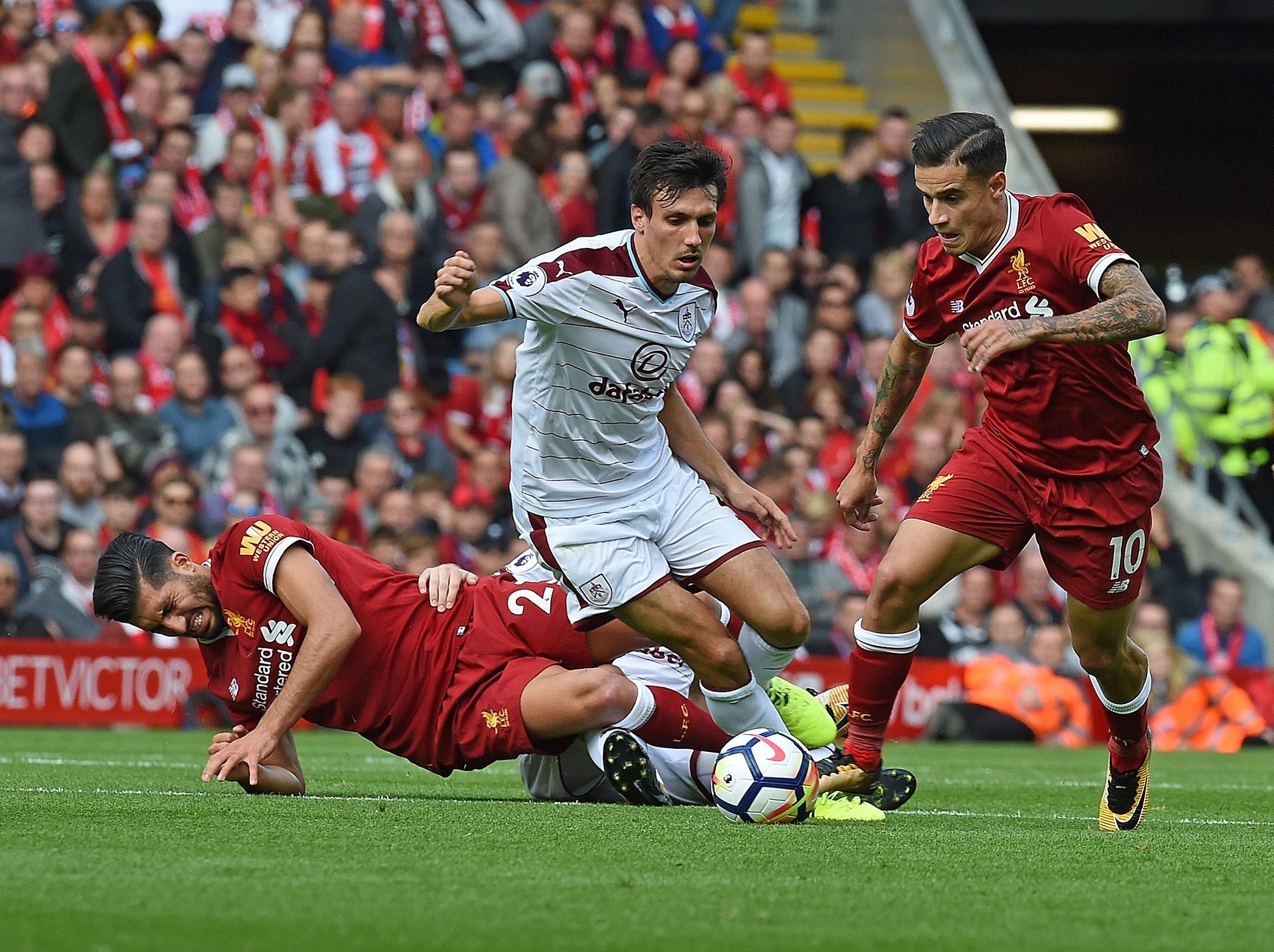 &#13;
Coutinho returned to Liverpool's starting line-up on Saturday &#13;