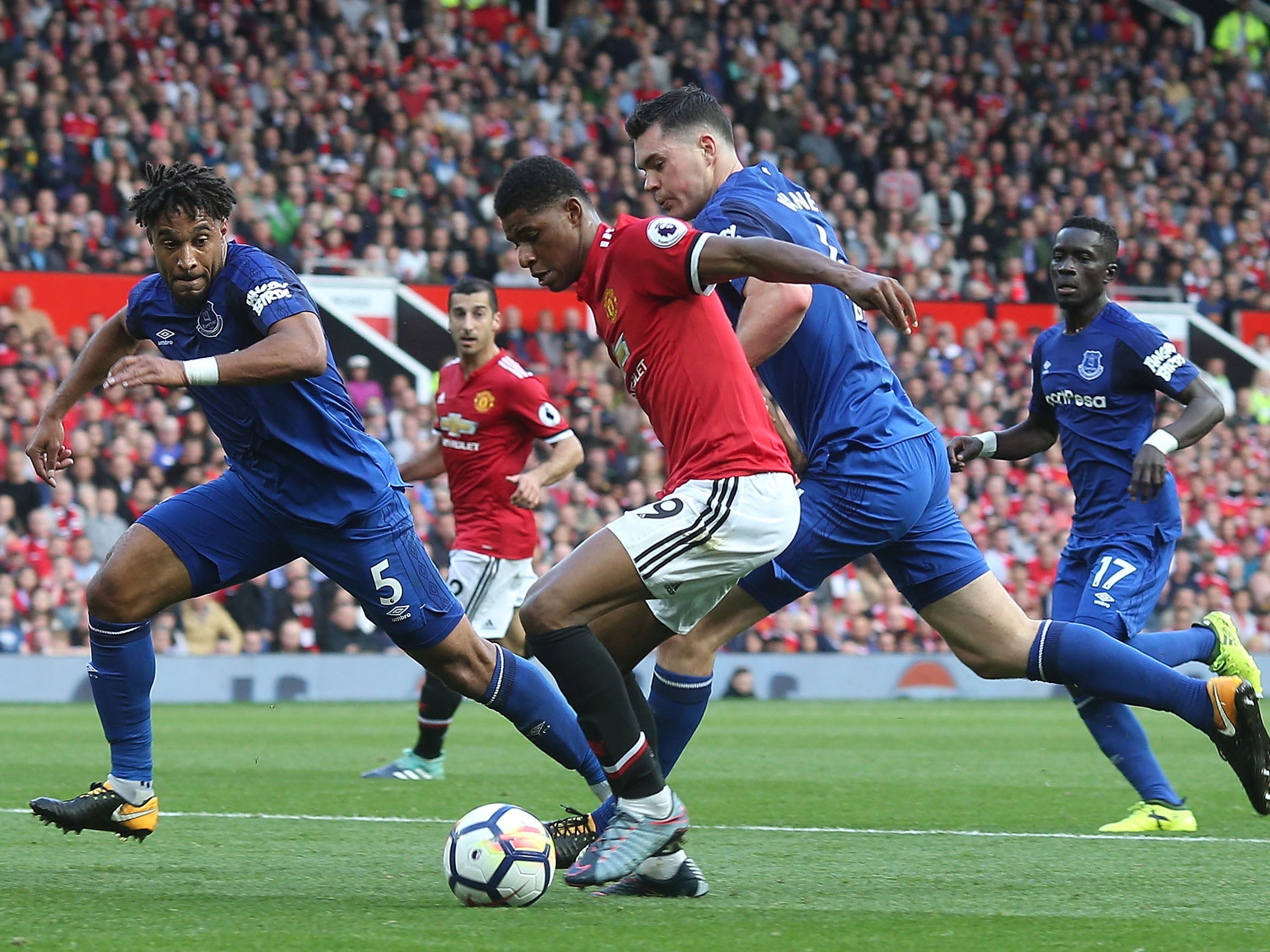 Rashford looked off the pace on Sunday