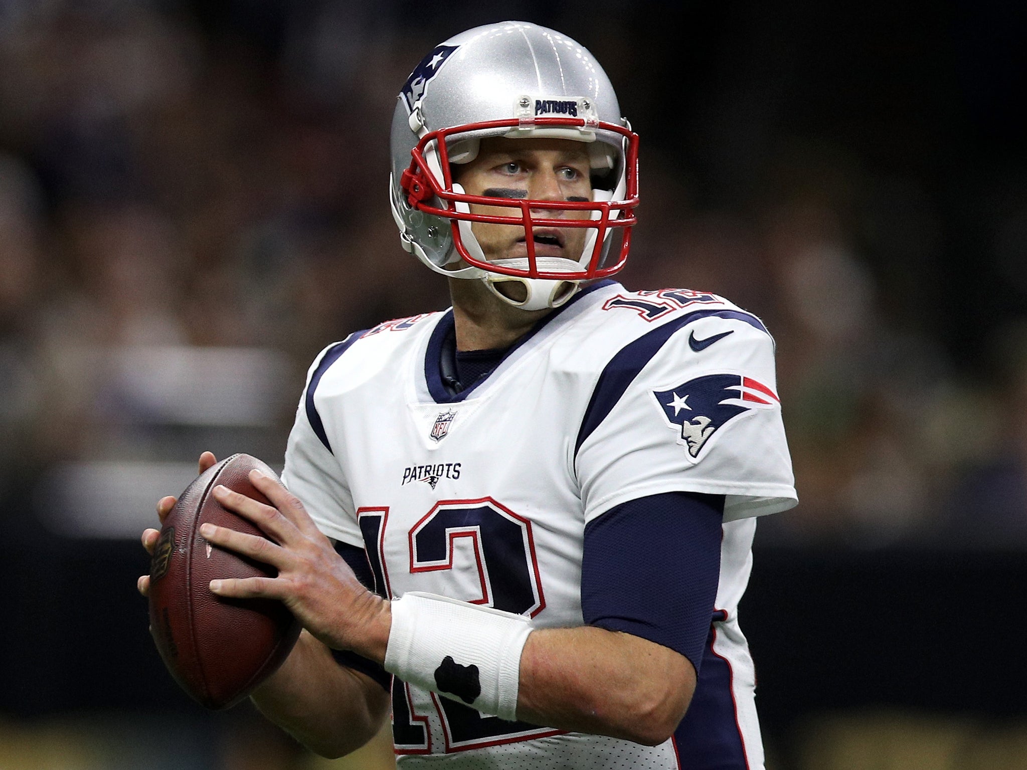 Tom Brady inspired in action for the New England Patriots