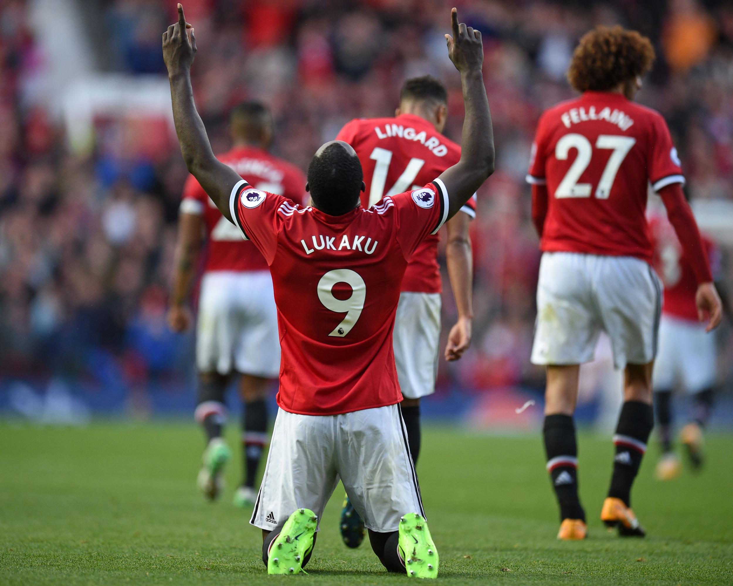 Romelu Lukaku made it seven goals in seven games in all games this season