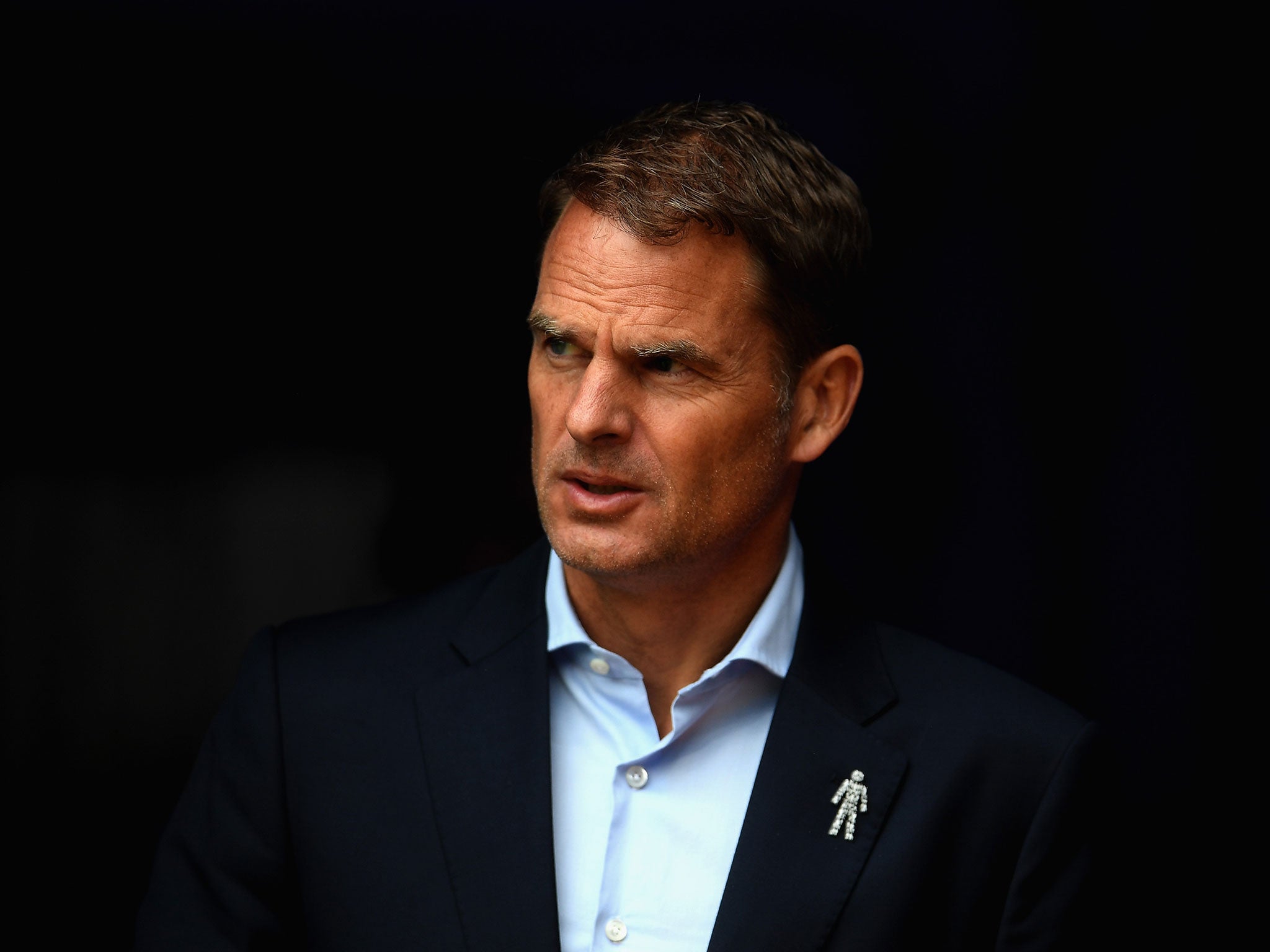 Frank de Boer oversaw four straight league defeats at Palace before being sacked