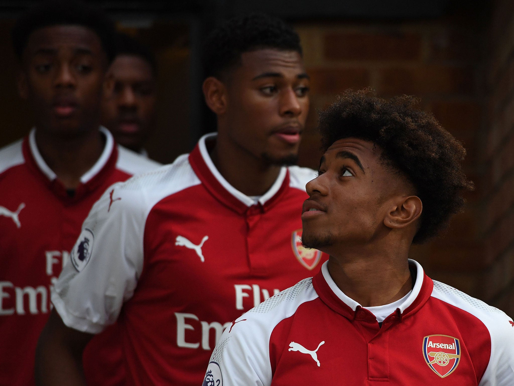 Reiss Nelson made his full debut for Arsenal against Doncaster