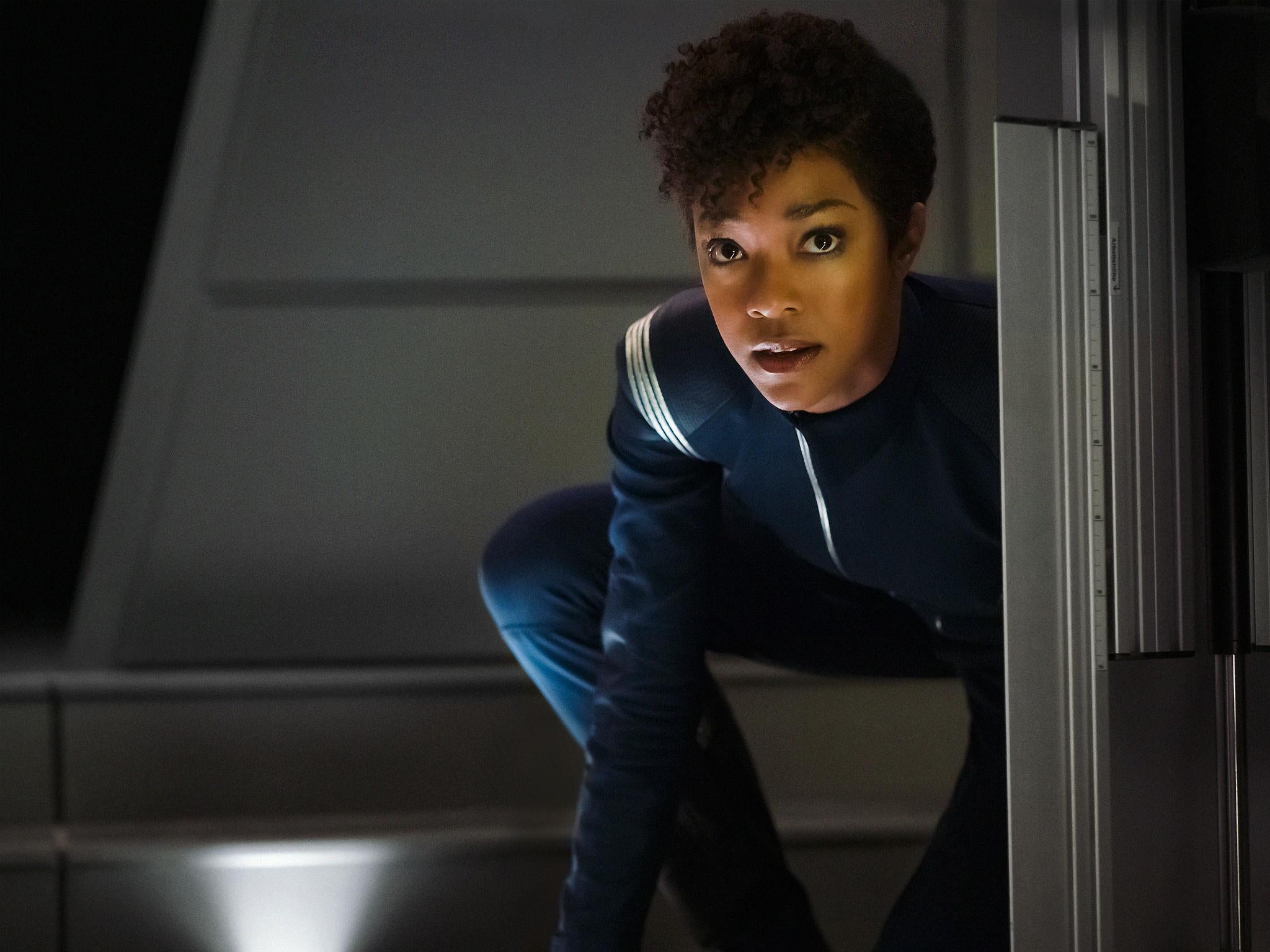Sonequa Martin-Green as Michael Burnham in Netflix's 'Star Trek: Discovery'