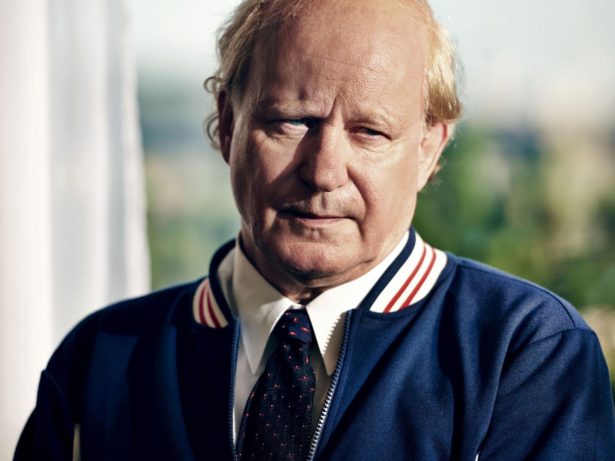 Stellan Skarsgard as Lennart Bergelin, Bjorn Borg’s coach and mentor in ‘Borg McEnroe’