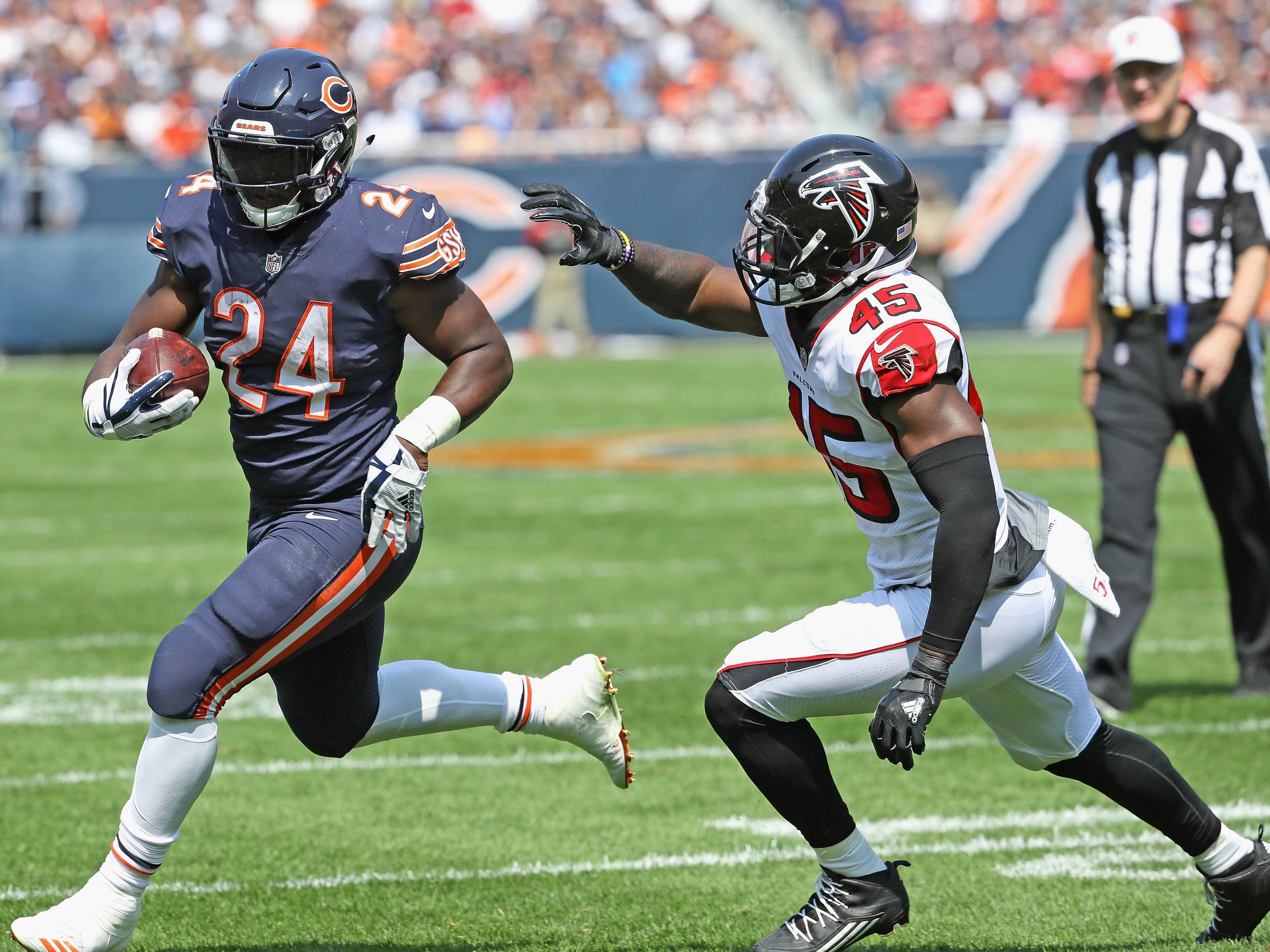 Jordan Howard struggled a little against Atlanta and Tampa Bay