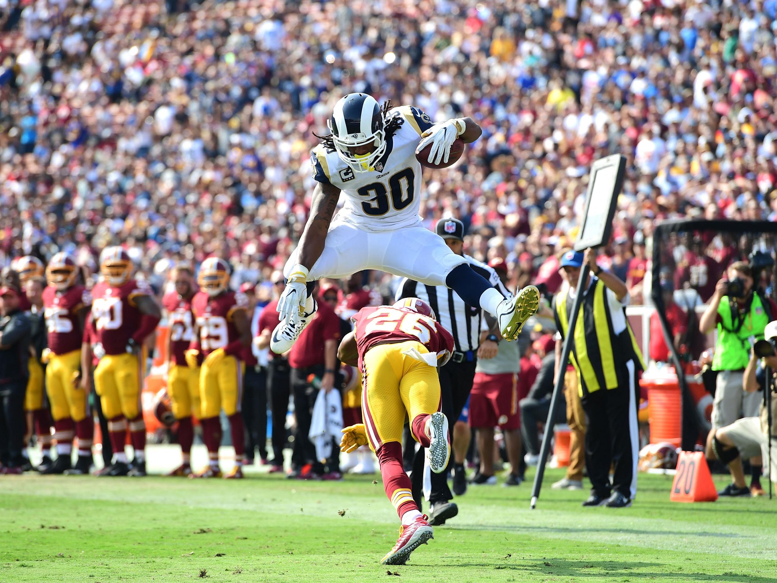 Todd Gurley is struggling with injury (Getty)