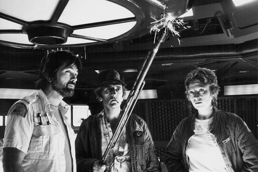 Stanton (centre) with Tom Skerritt and Veronica Cartwright in 'Alien' (1979) (Getty)